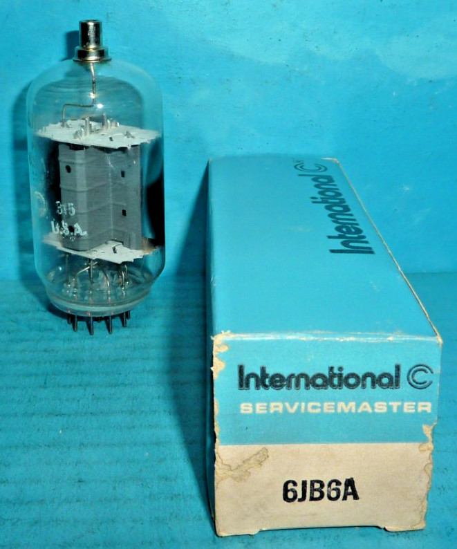 1 International 6JB6A Tube Grey Plates Halo Getters Tested