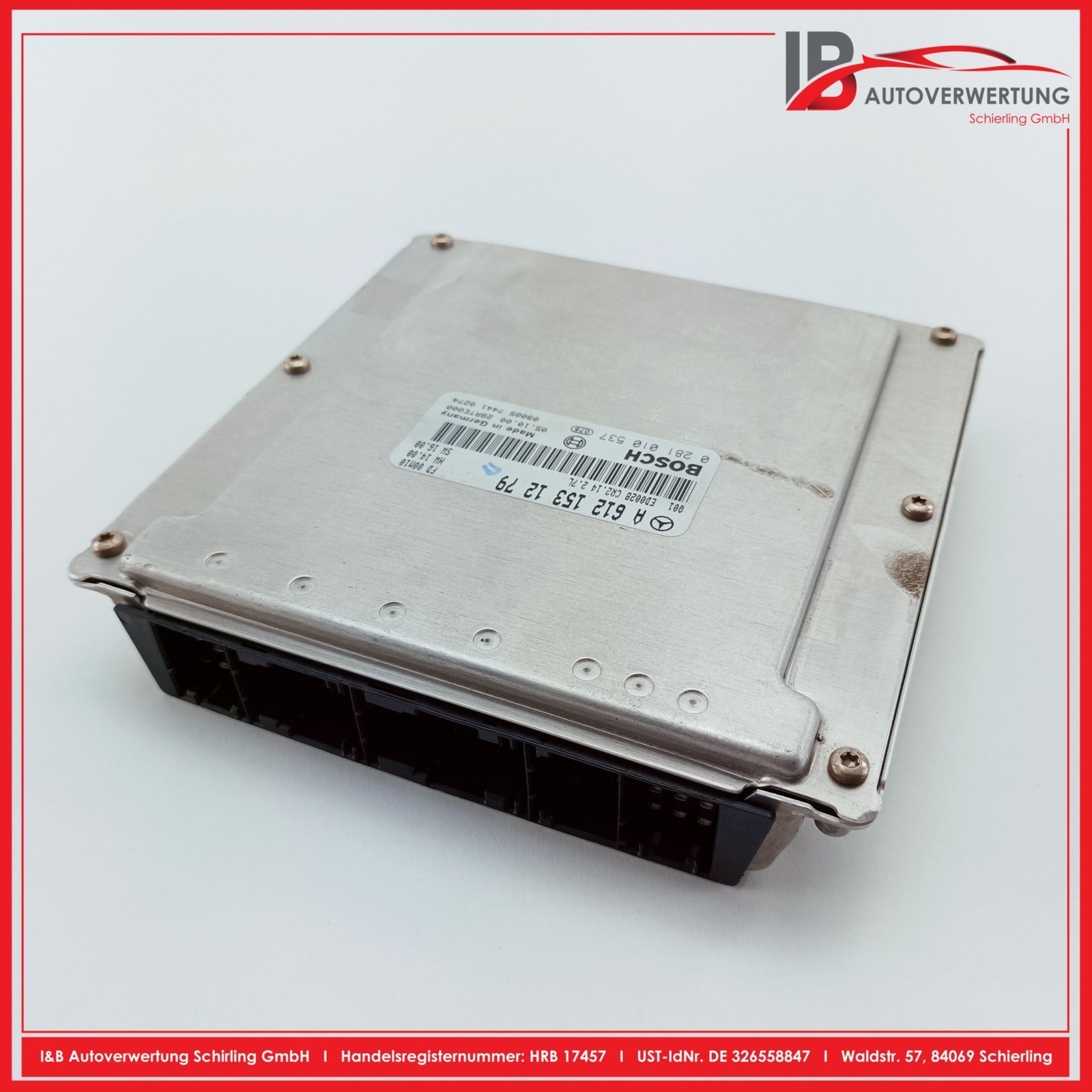 MERCEDES BENZ E-CLASS W210 E270 ECU Engine A6121531279 0281010537