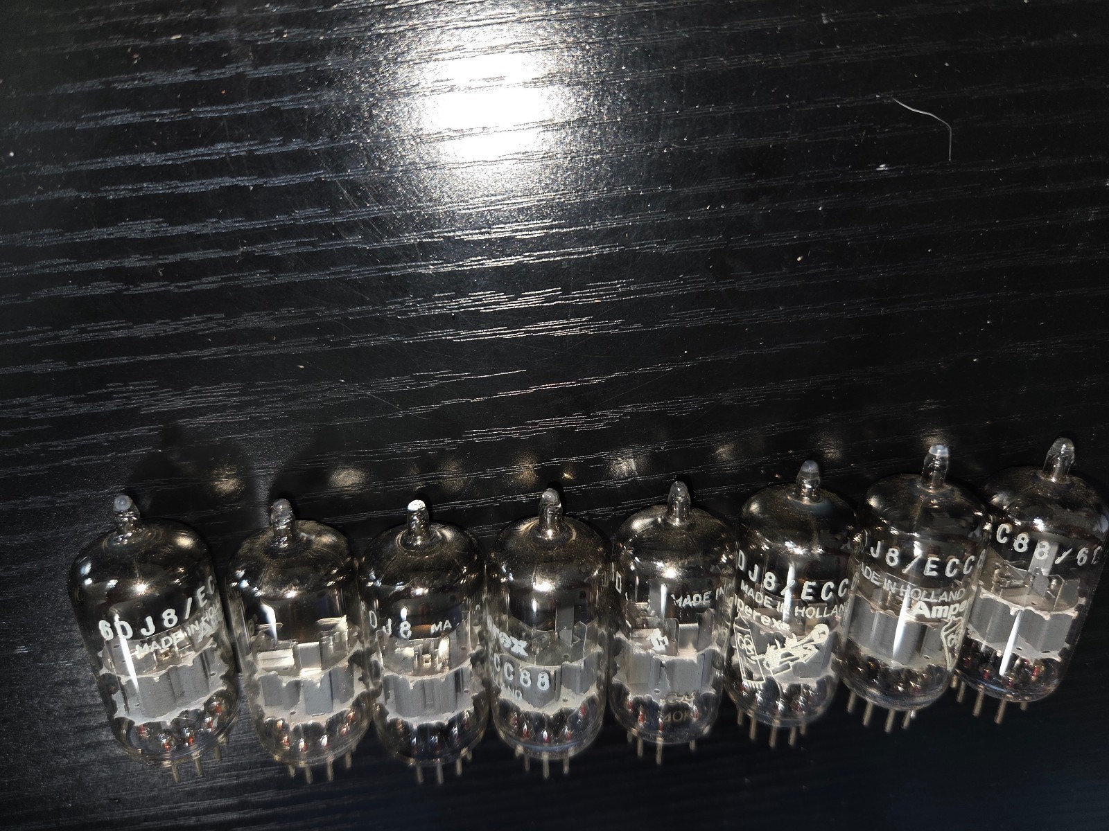 Amperex Bugle Boy ECC88 6DJ8 Vintage Audio Tubes Lot of (8)