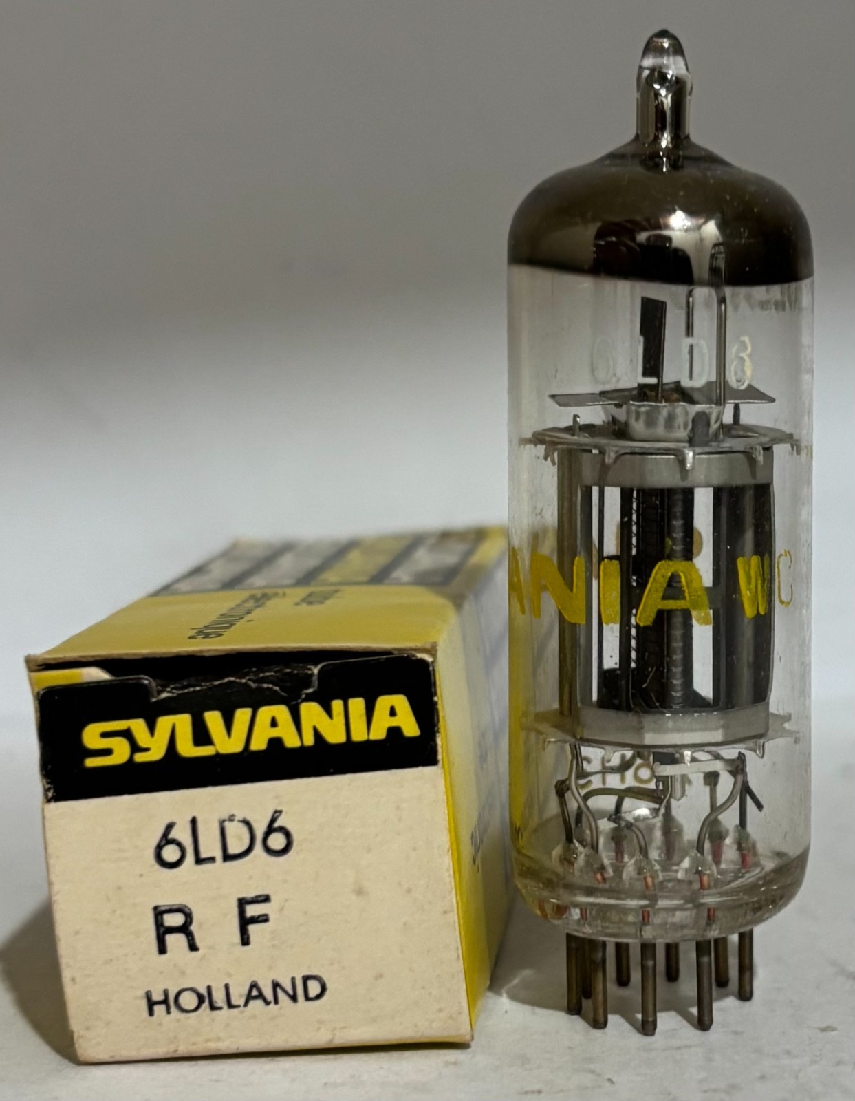 Sylvania (Philips) Holland Tube Type EL802 6LD6 Pentode NOS/NIB (#69800)