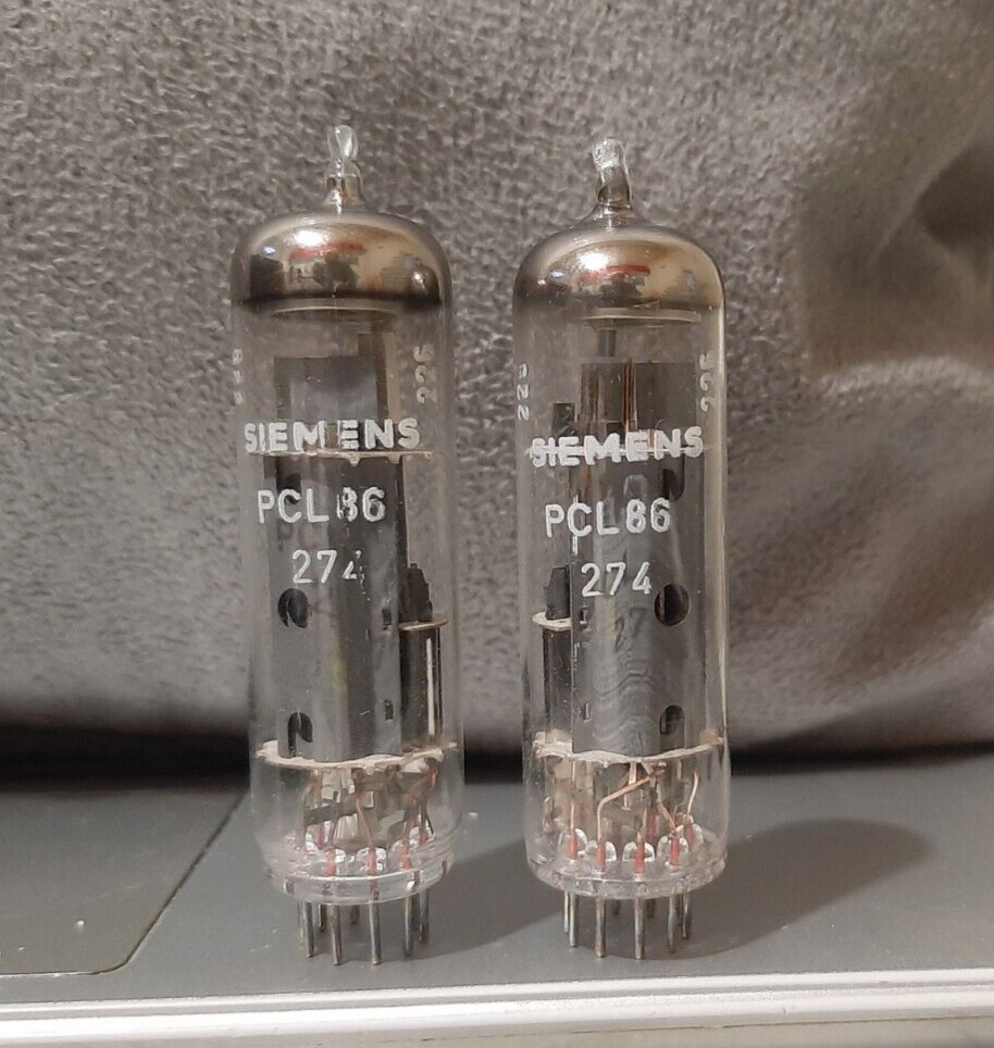 2 x PCL86 SIEMENS TUBE NOS ;619