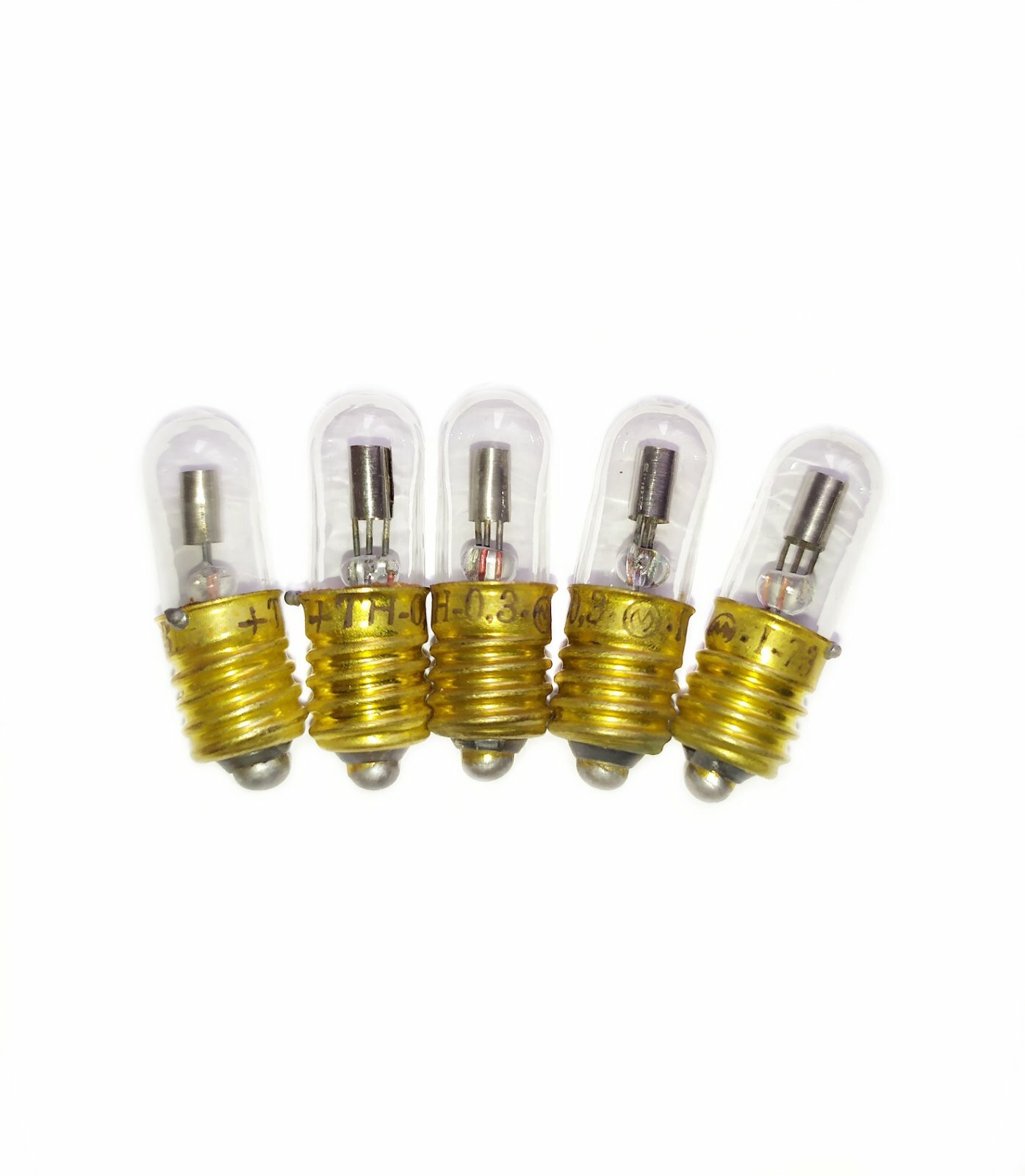 25 pcs Neon tube TN-0.3 E10/13 Glow discharge indicator bulb lamp USSR