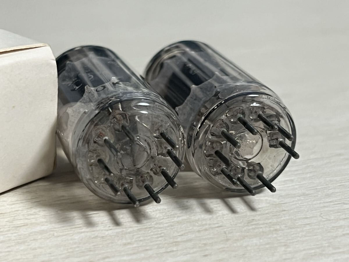 Telefunken ECC82 12AU7A Tube Pair No Diamond Excellent JAPAN