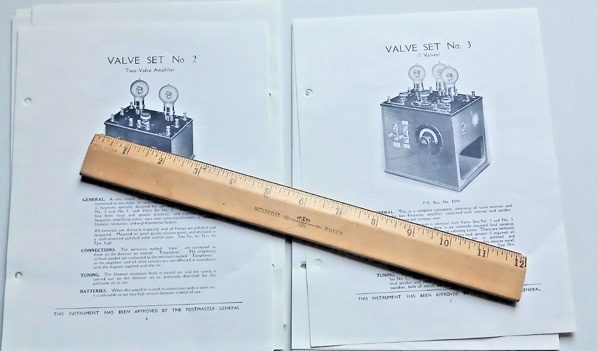 TMC Early 1920s Wireless Catalog Crystal, Valve, Tube, Broadcasting, Marconi Era