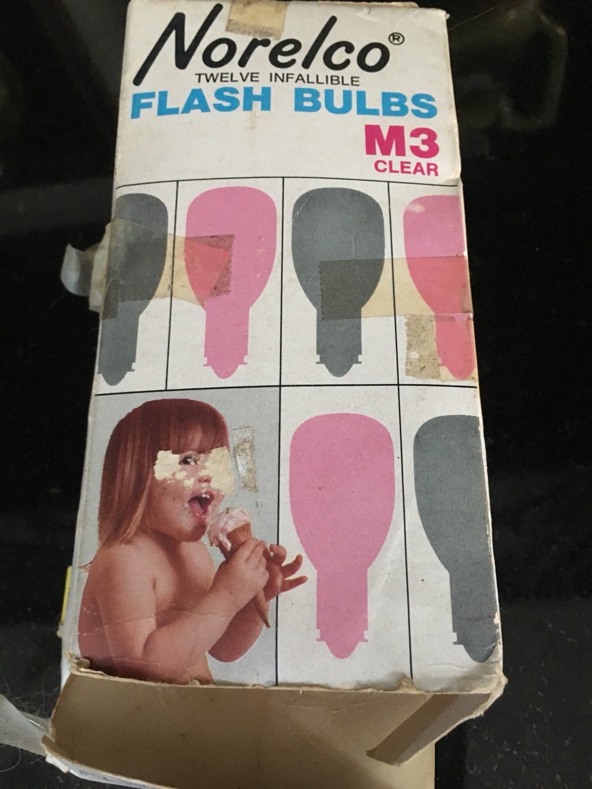 Flash Bulbs 43 New in Box Vintsge Norelco M3B Clear – Infallible Bulbs