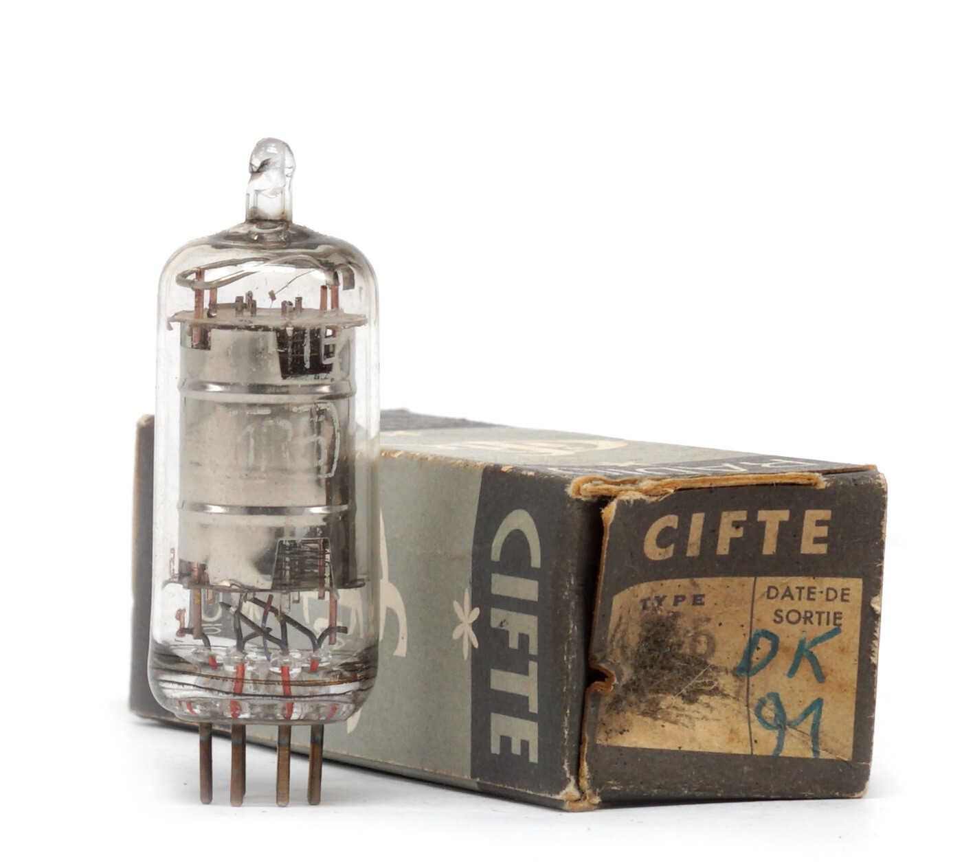 1R5/DK91 CIFTE NOS FRANCE Tube Röhre Lampe TSF 진공관 真空管 电子管 Valvola Valve Valvula
