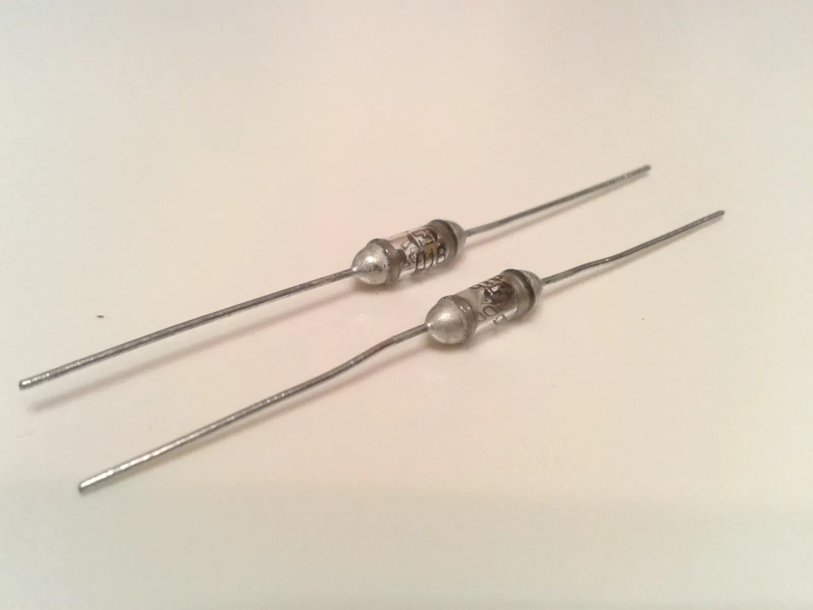 Genuine Point Contact Germanium Diodes (x2) – D18 USSR NOS