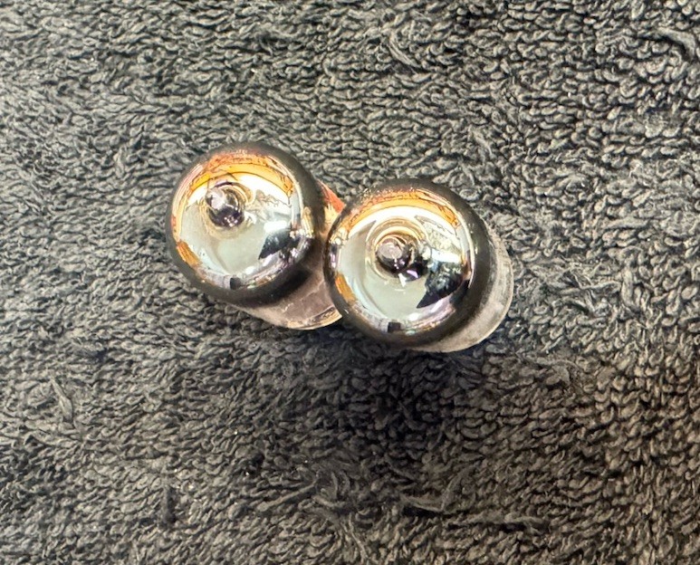2 NOS NIB Matched CBS 12AT7 Black Plate Audio Tubes