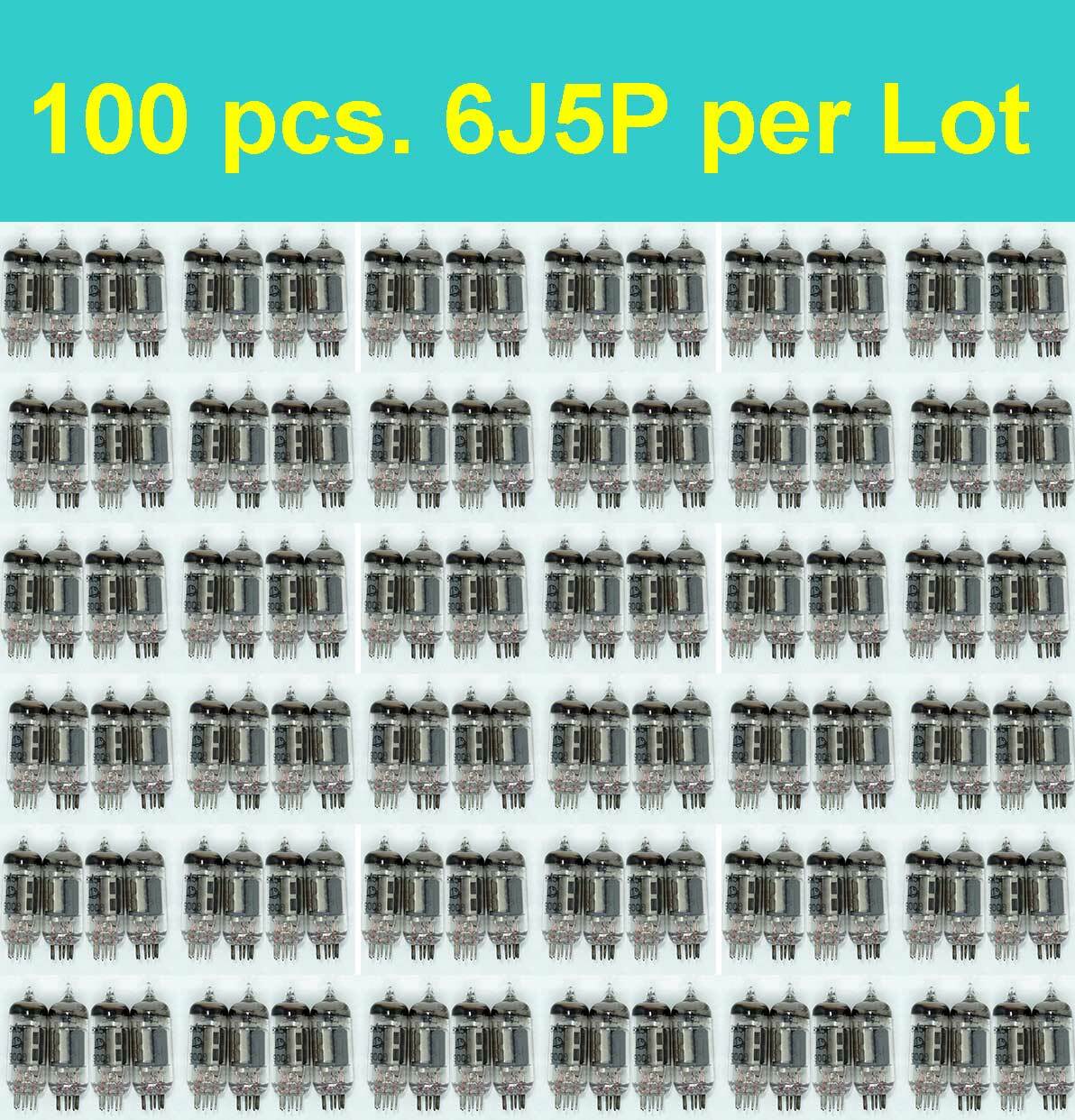 100 PCS. x 6J5P 6Z5P ~ 6AH6 ~ 6F36 USSR Pentode Tubes = DDP