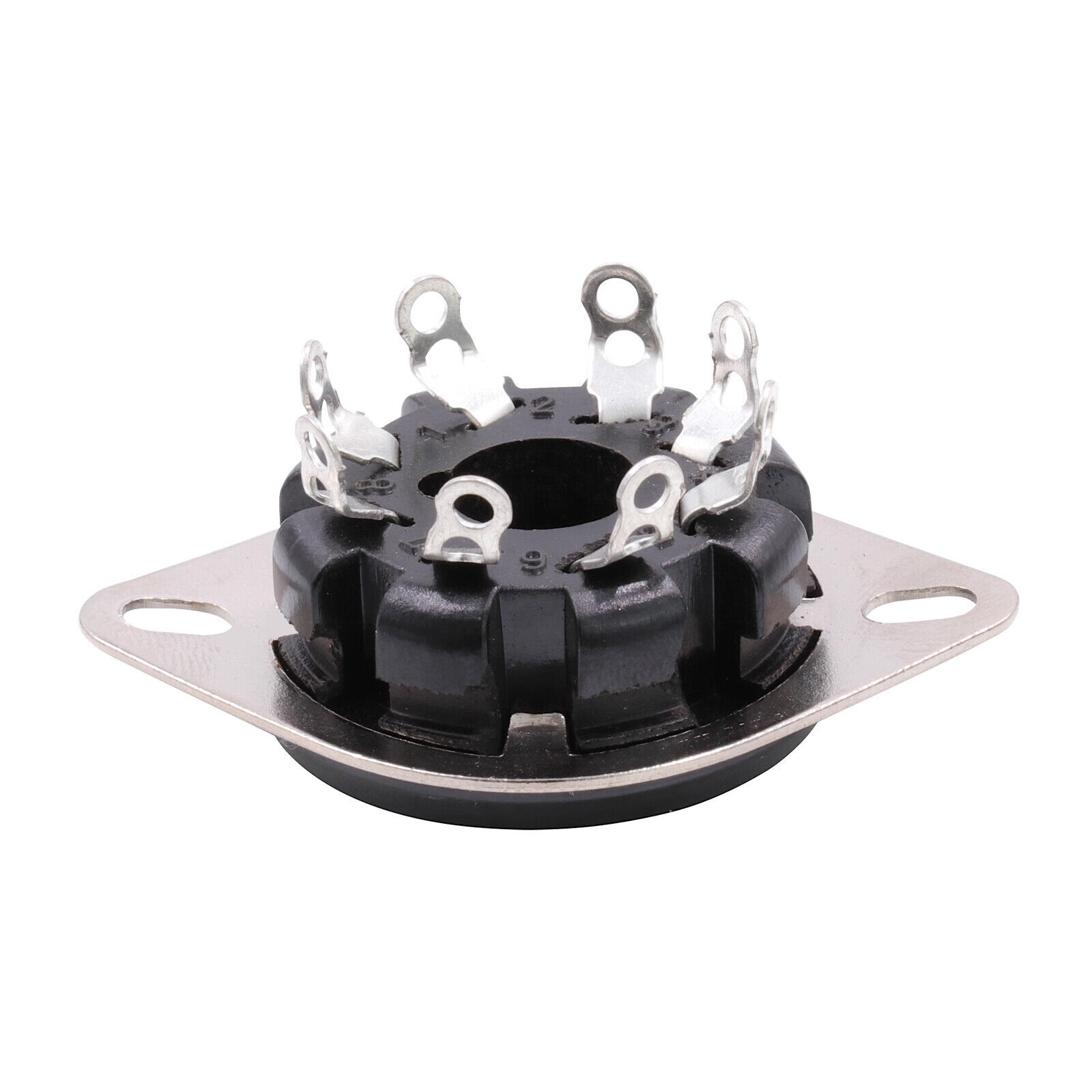 10PCS 8Pin Octal Vacuum Tube Socket For 6SN7 EL34 274B 6L6 KT88 Chassis MountFP8