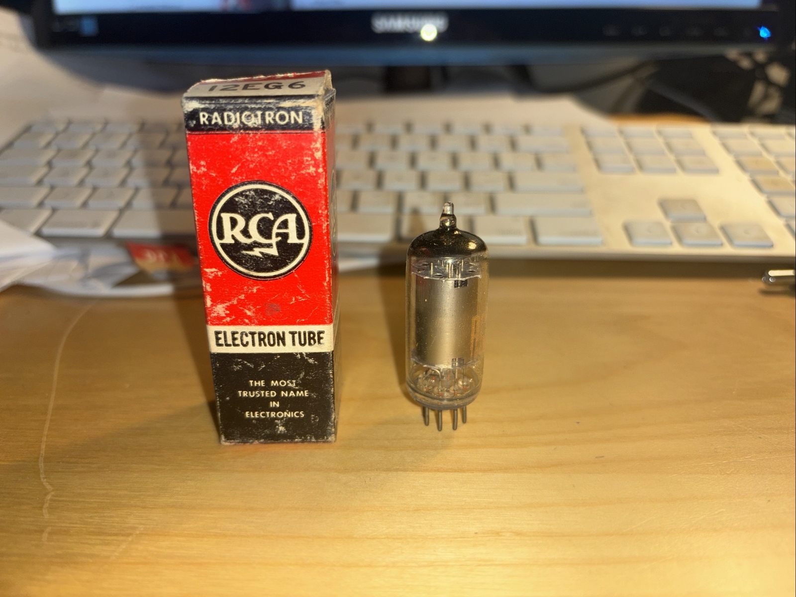 One RCA 12EG6 Vacuum Tube New Old Stock