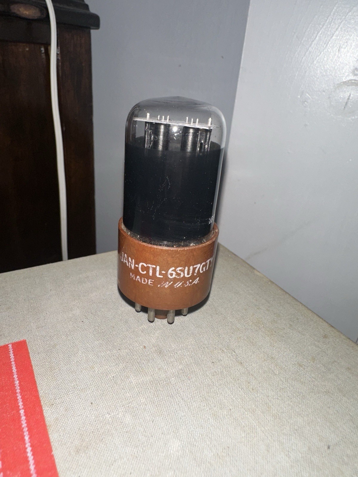 Tung-Sol 6SU7GTY Tested Good Vacuum Tube Black Plate Aged 48 Hrs