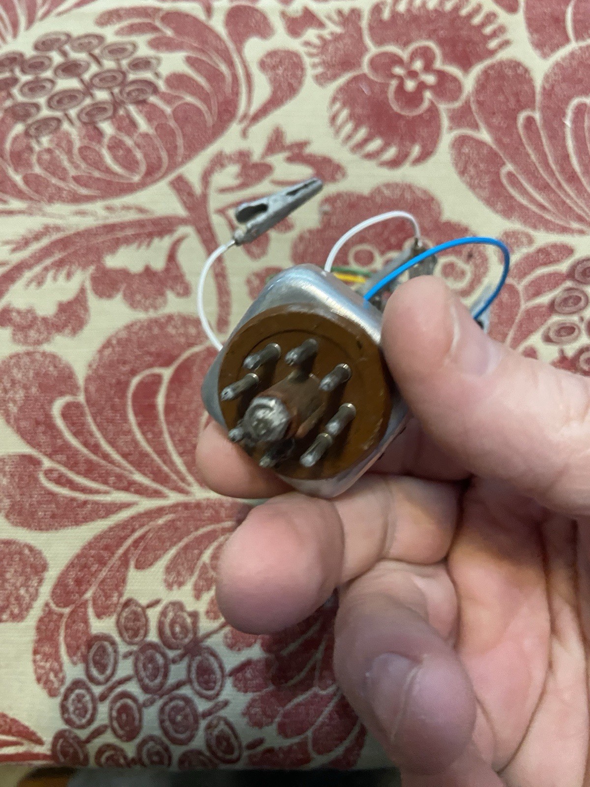 Vector Vacuum Tube Test Socket 8 Pin Octal To 9 Pin Miniature