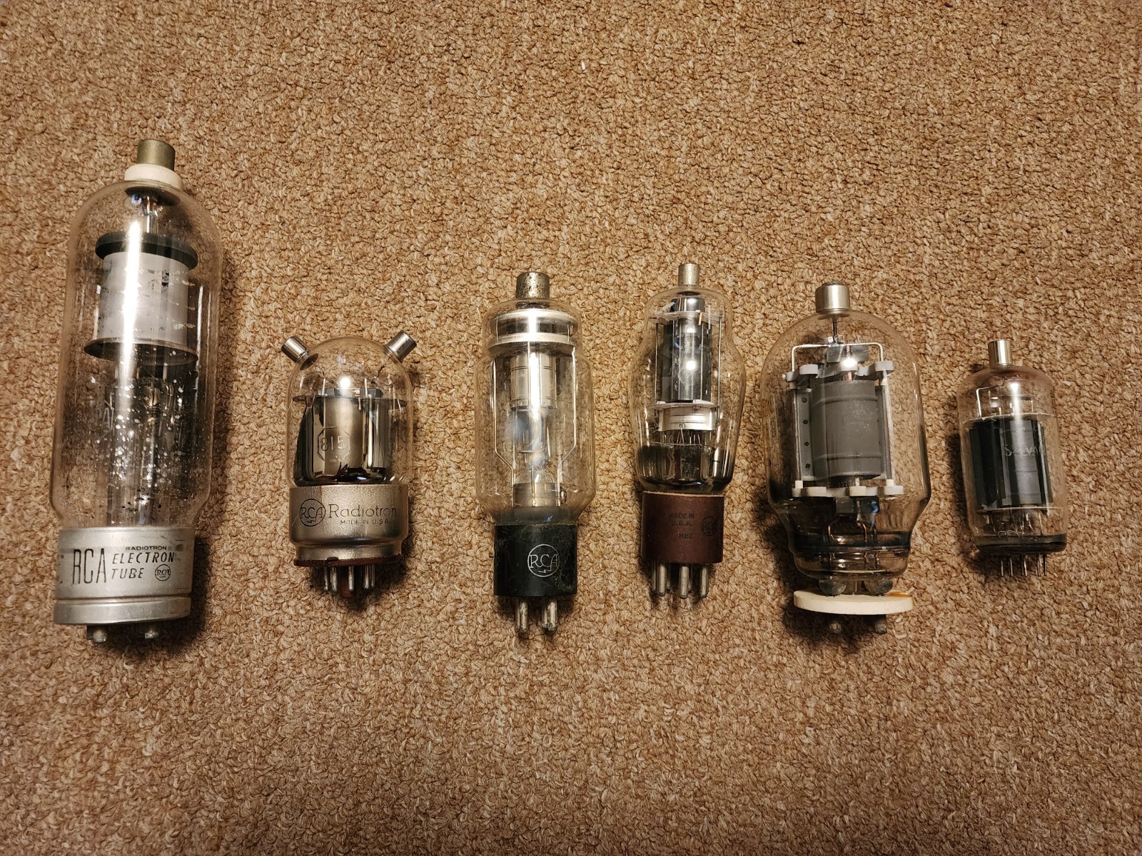 Vintage Transmitting Vacuum Tube Lot RCA Raytheon JAN Ham Radio Untested
