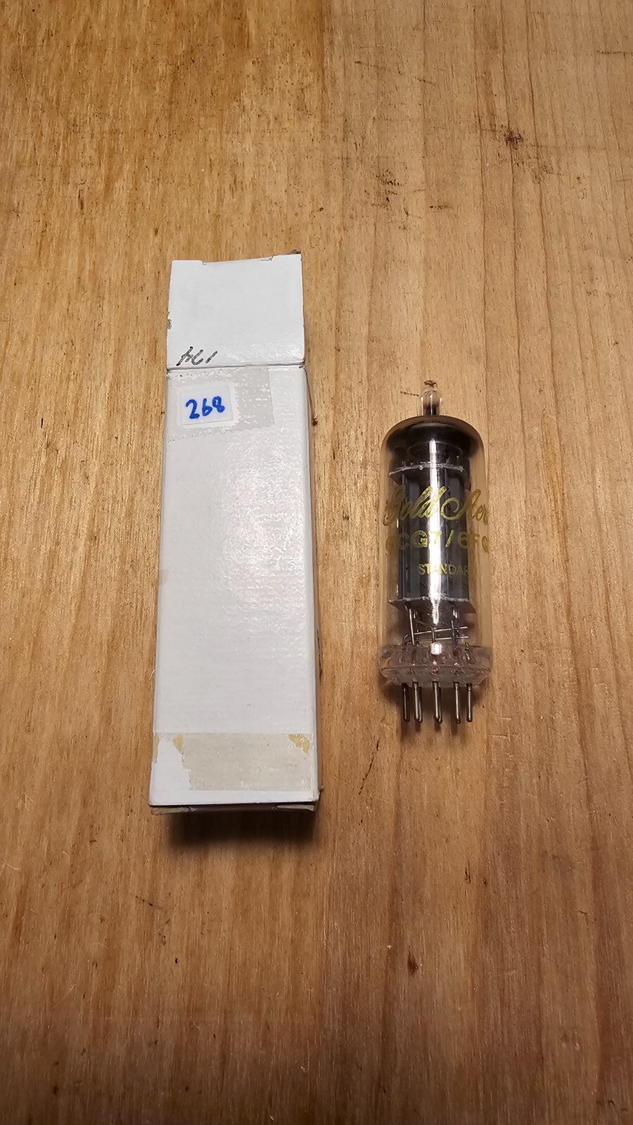 Gold Aero 6CG7 Vacuum Tube – Tested