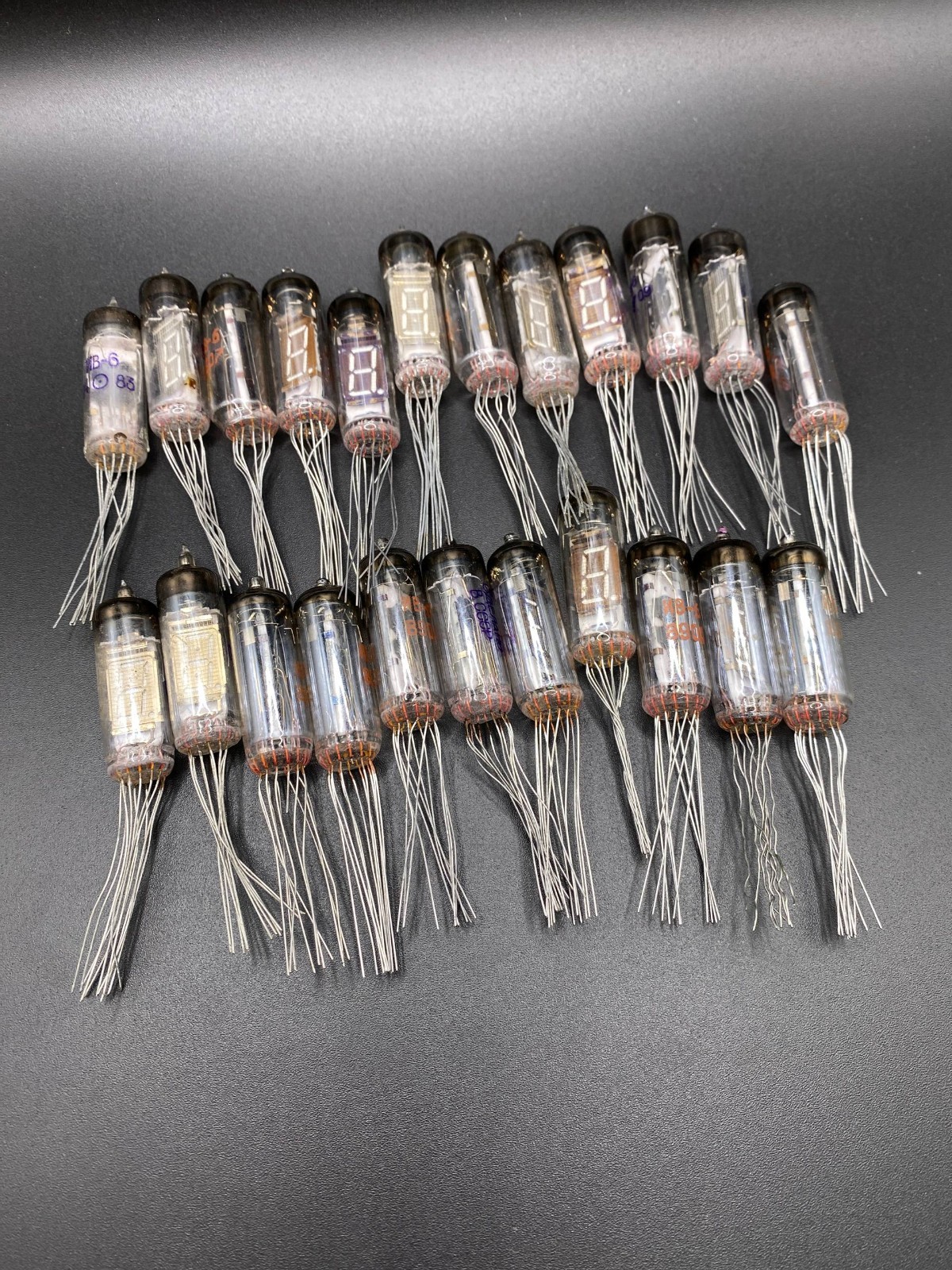 23pcs IV-6 Nixie Era VFD Vacuum Tubes: New Old Stock
