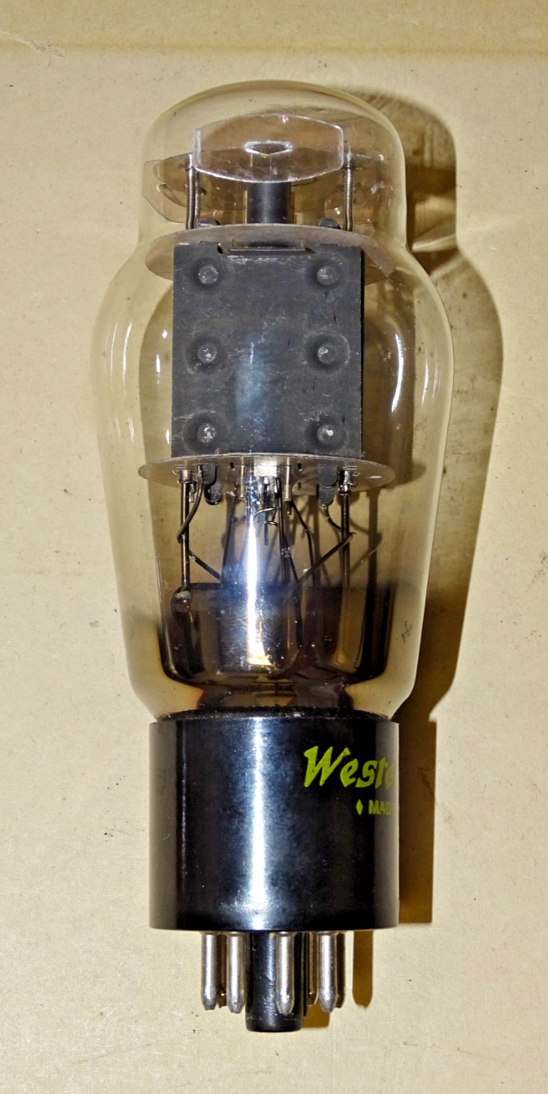 Western Electric Type 421A Dual Power Triode Tube, Good