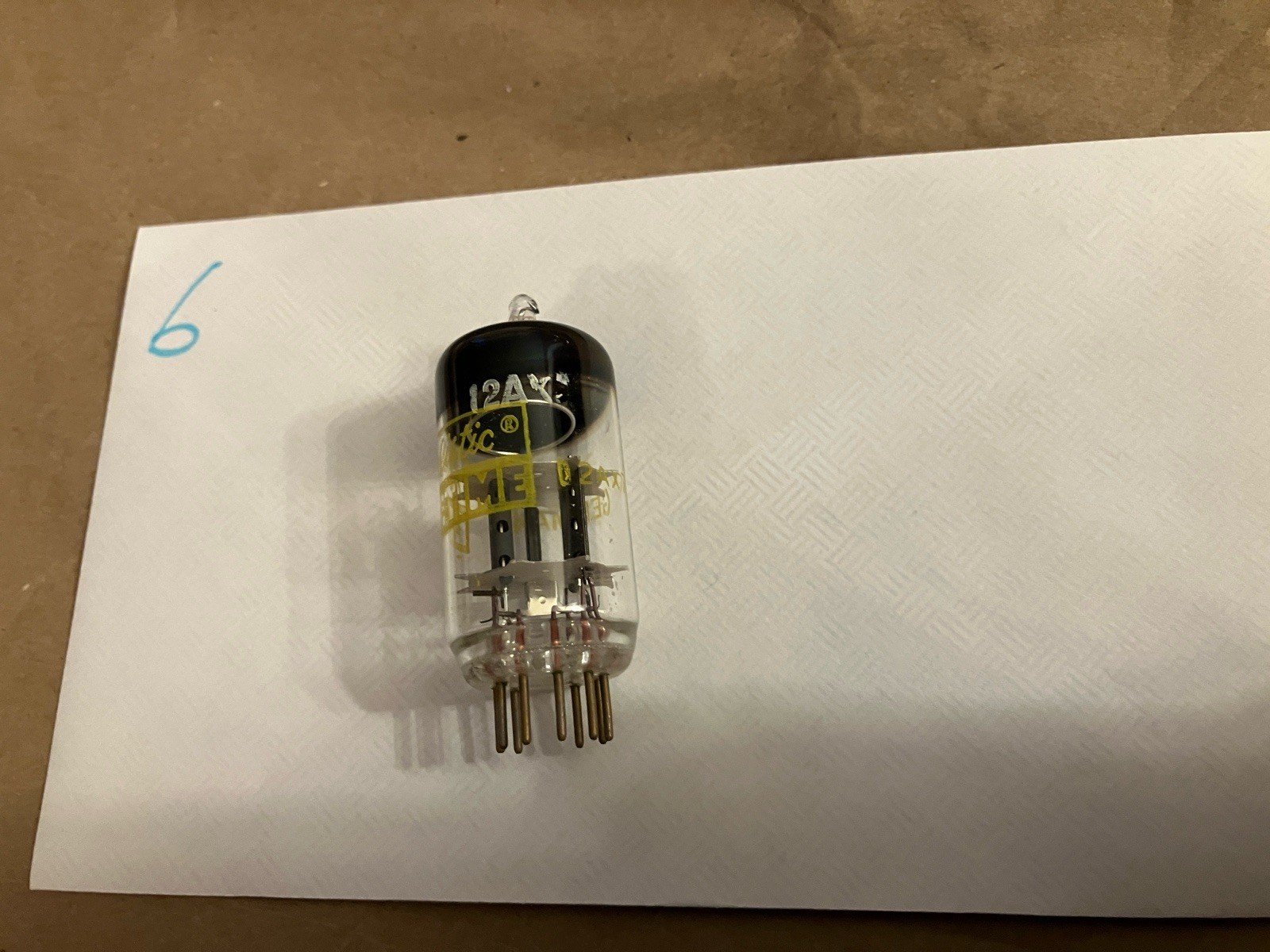 Lot Of 3- 12AX7 AUDIO VACUUM Tubes & 2- 12AT7 Tubes TESTED 12AX7A/ECC83