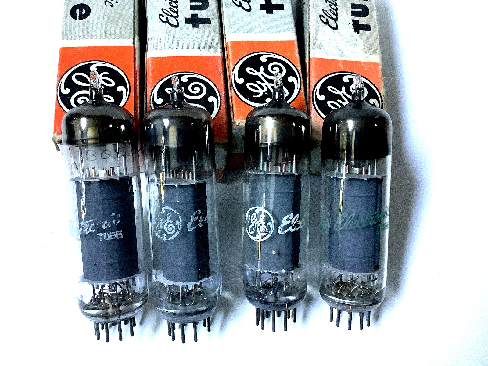 (4) GE EL84 6BQ5 Vacuum Tubes For Audio HI-FI AMP Valves