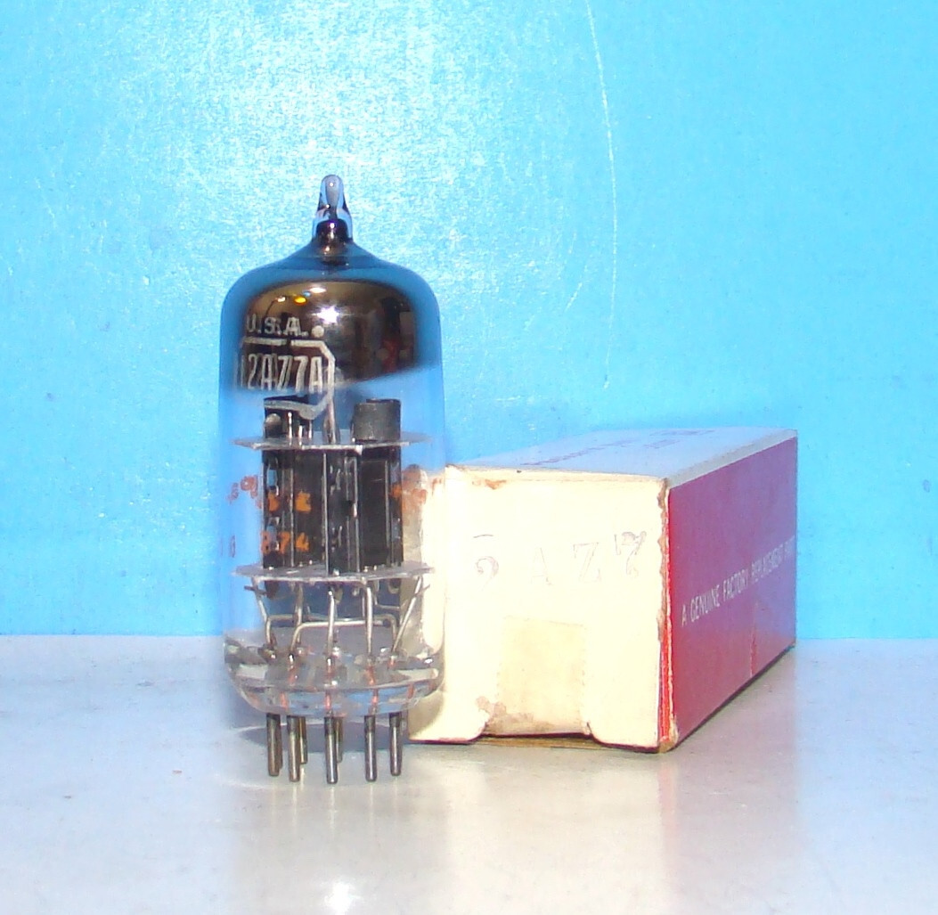 12AZ7A Packard Bell NOS radio audio electron amplifier vacuum tube valve 12AZ7