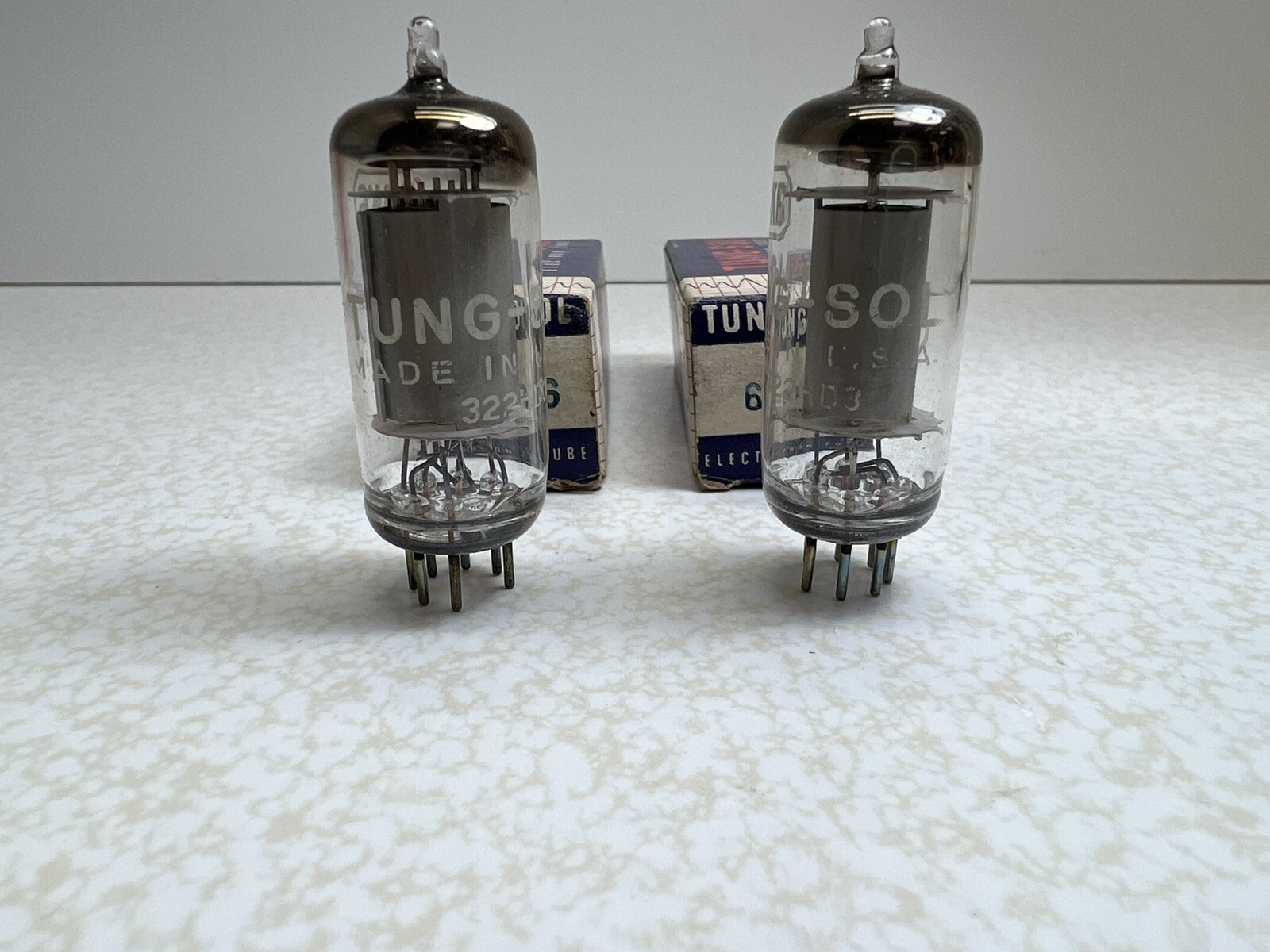 Pair of Vintage TUNG-SOL Radio Tubes 6AK6 NEW OLD STOCK Tested