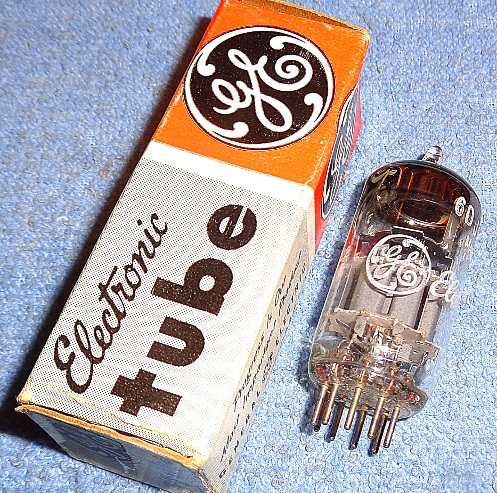 1 NOS GE 6DJ8 ECC88 Vacuum Tube – 1963 Audio Twin Triode Made in HOLLAND