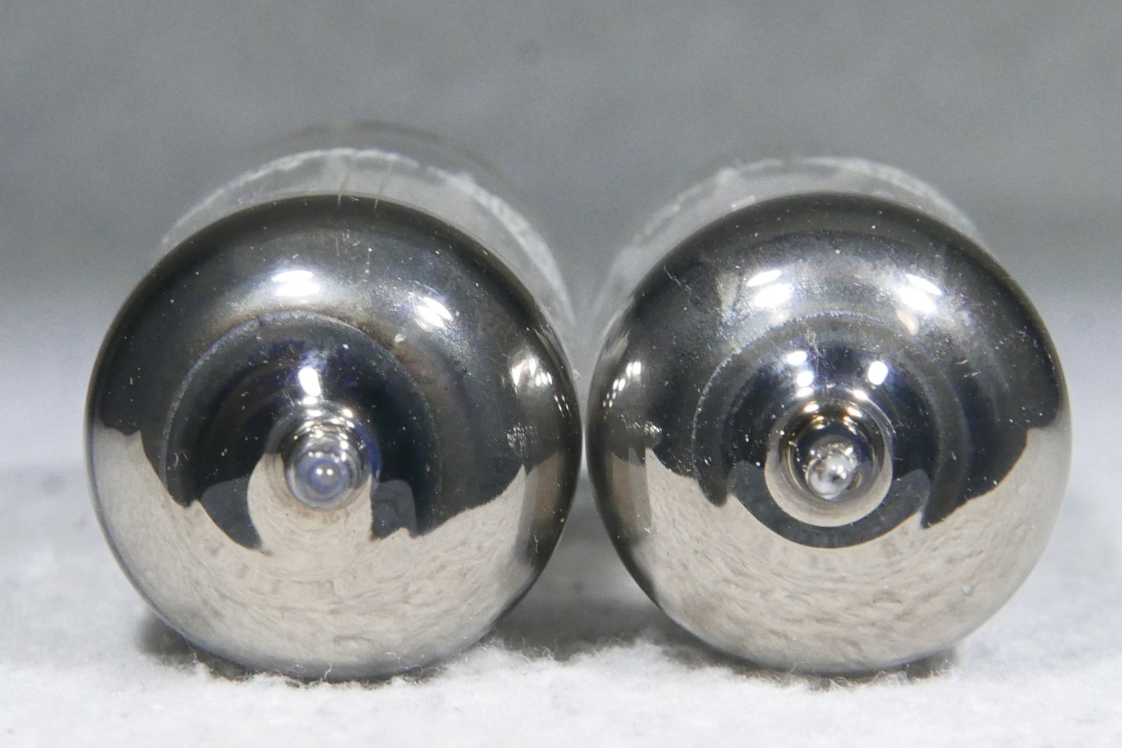 Matched Pair Telefunken ECC82/12AU7 Long Ribbed Plate Diamond Bottom Strong 1956