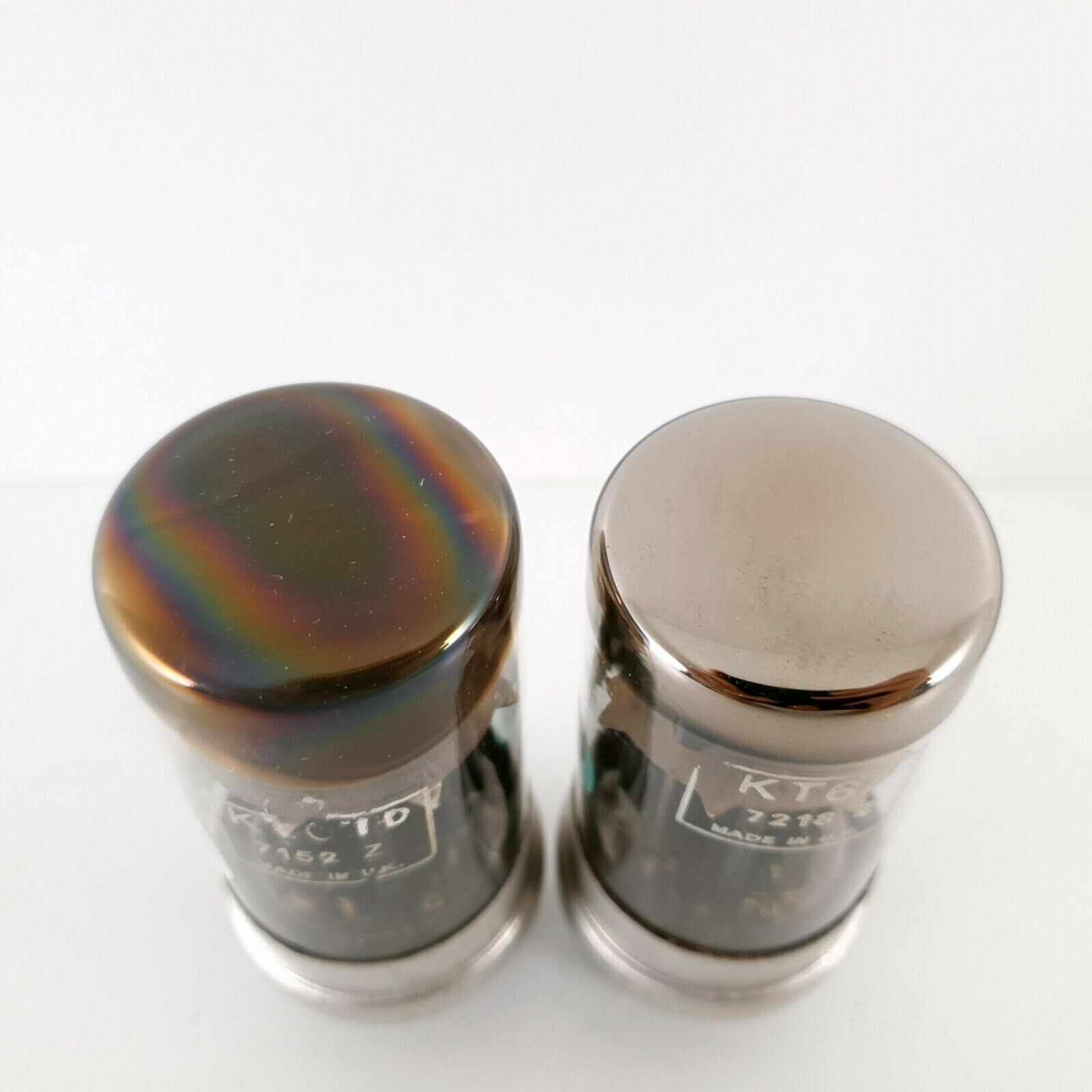 2 X KT67 TUBE. GEC /MWT. DUAL GETTER. BLACK PLATES. BRITISH MADE. 1970s. CI ENA
