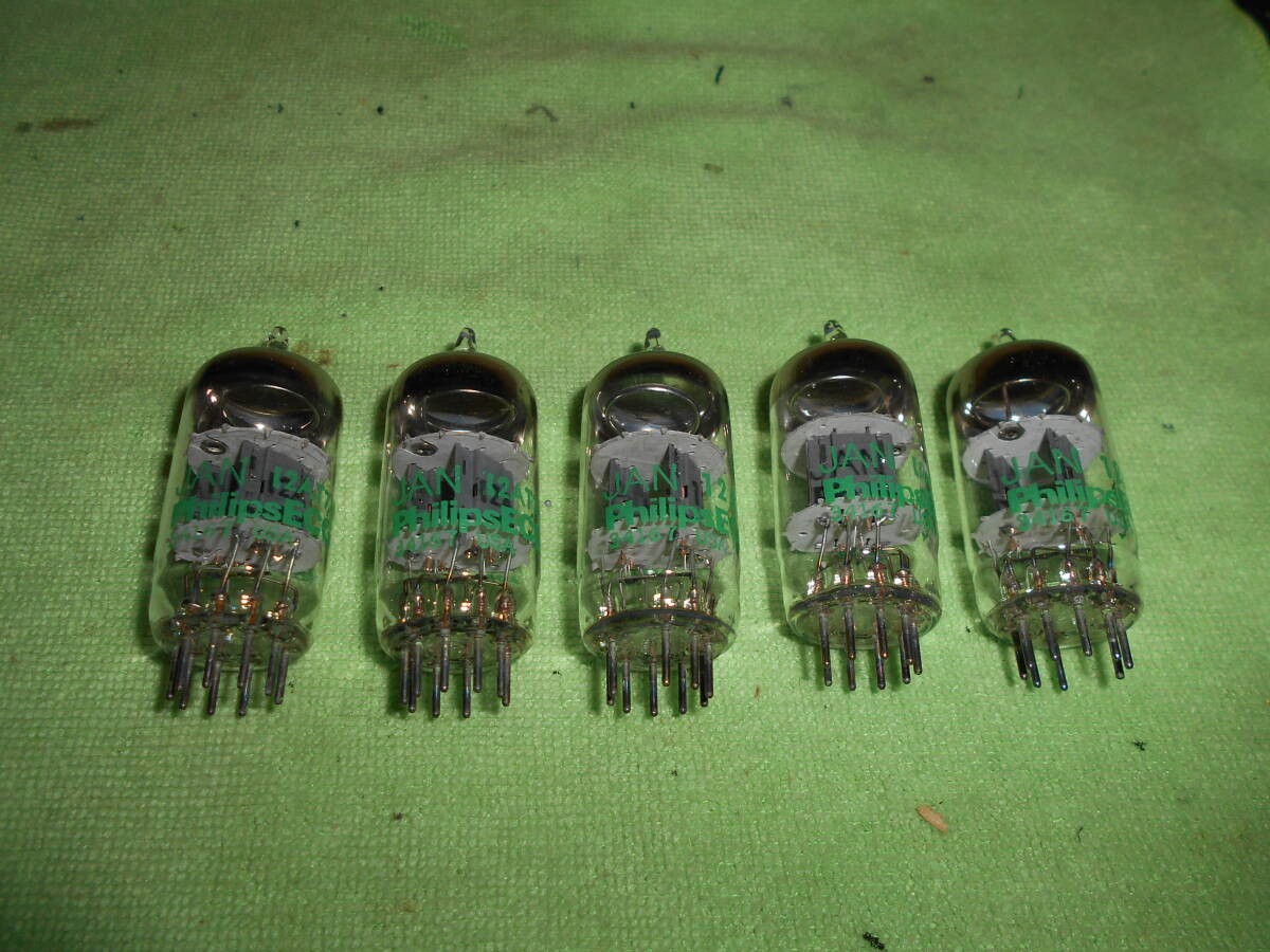 Philips ECG 12AT7WC Vacuum Tubes 5 Pieces Unused