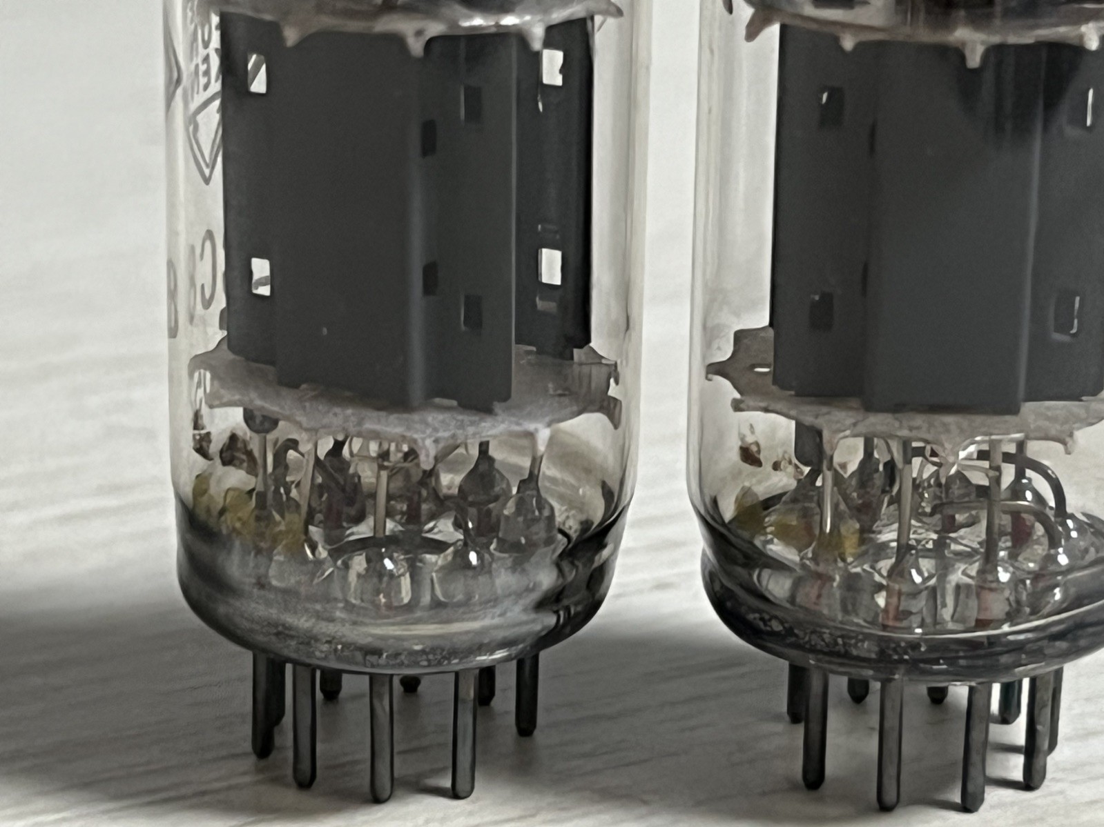 Pair ECC83 12AX7A TELEFUNKEN NO DIAMOND MARK TESTED Vacuum Tube