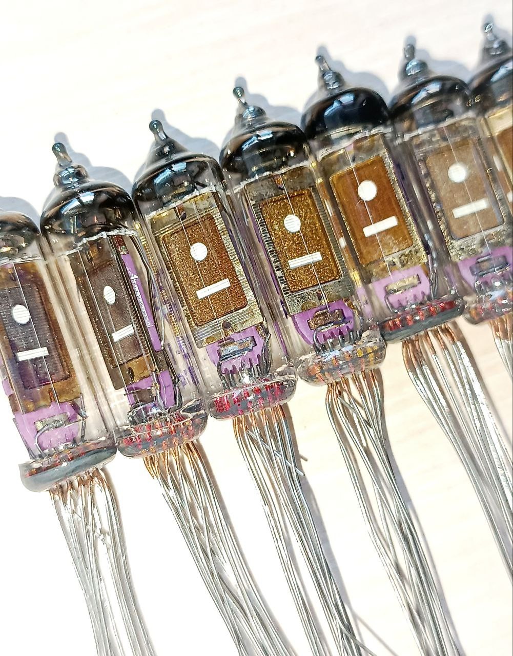 2 pcs IV-1 nixie tube VFD tube DOT DASH NOS for digital clock USSR lamp #1