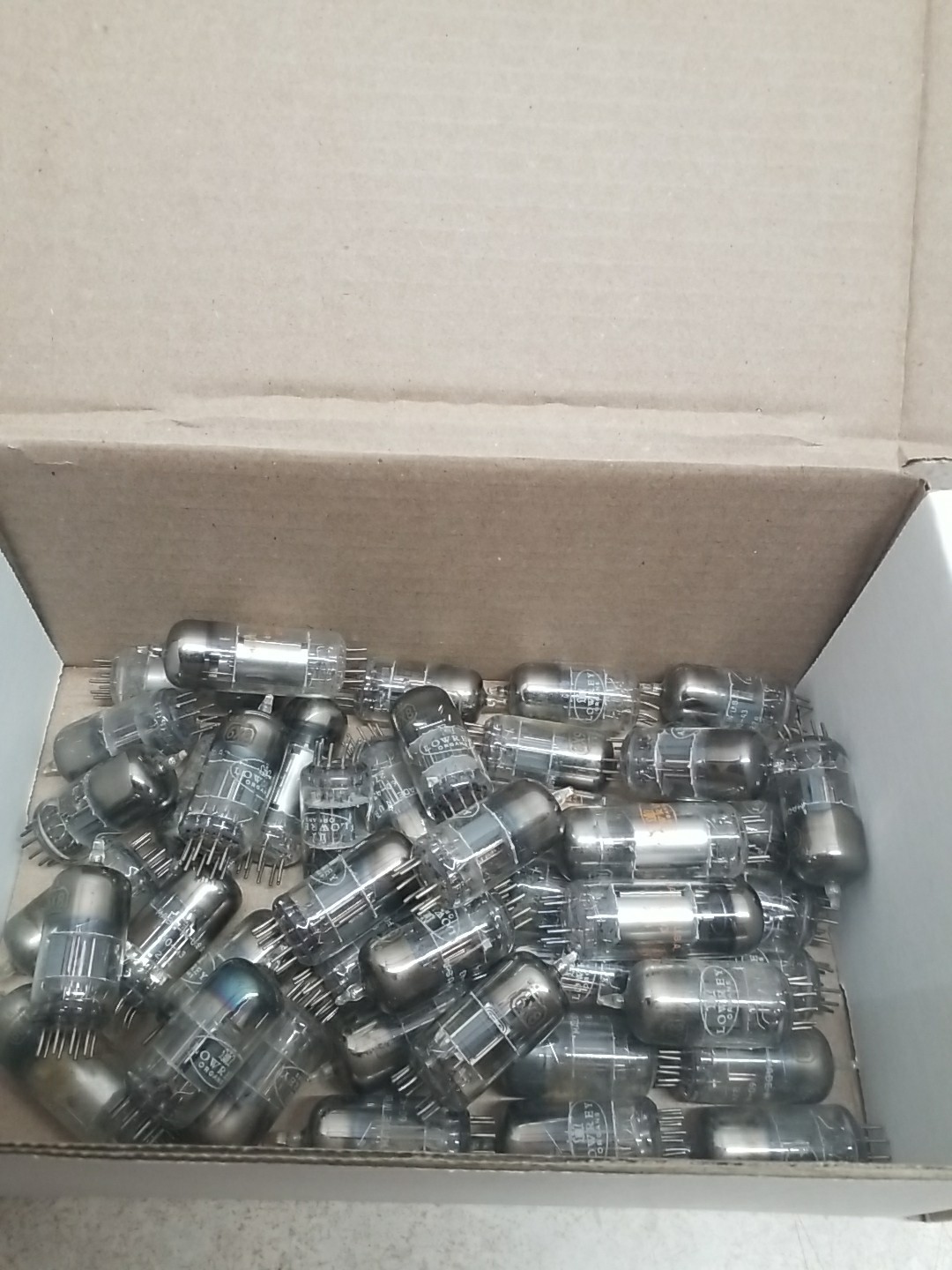 Lowrey Organ Vacuum Tubes Lot Of ~44 UNTESTED. Parts Only .