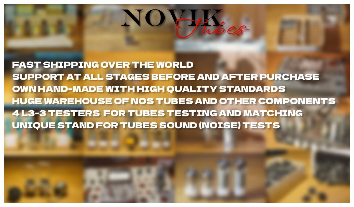 Tube Converter For Tubes 7n7 Tо 6SN7 Novik Pro 77 2pc