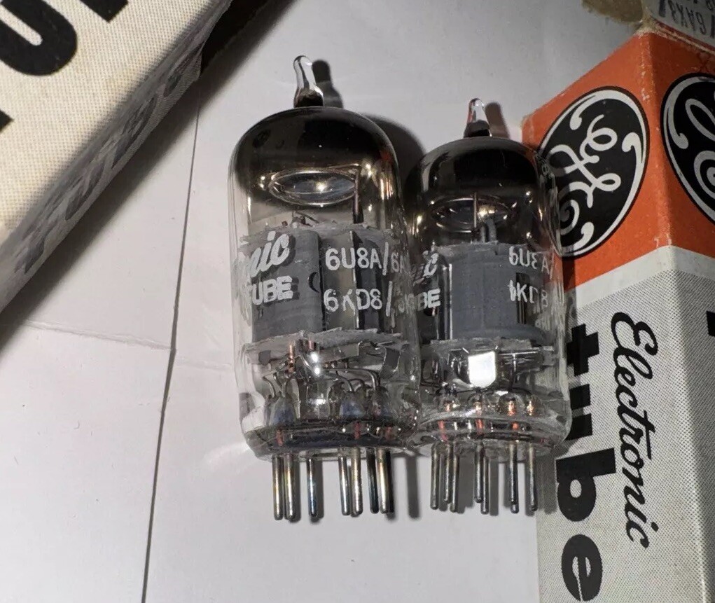 Matched Pair NOS 6U8 6KD8 6AX8 5KD8 Audio Tubes For Fisher Scott McIntosh