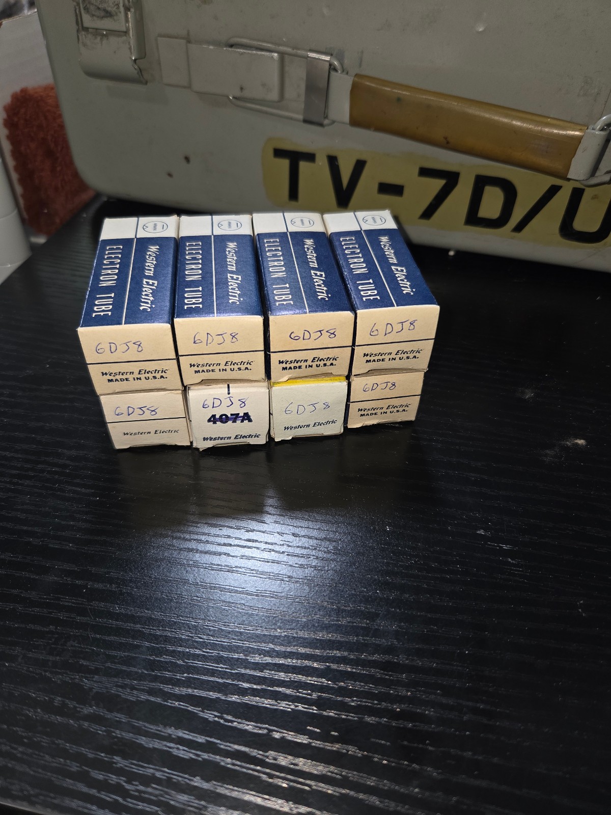 Amperex Bugle Boy ECC88 6DJ8 Vintage Audio Tubes Lot of (8)