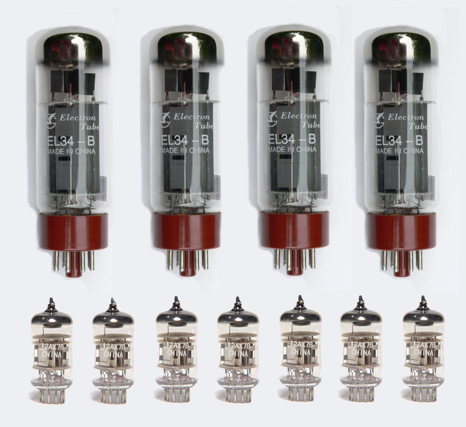 EL34 & 12AX7/ECC83 Valve kit for Marshall 30th Anniversary 6100/6101 amplifier