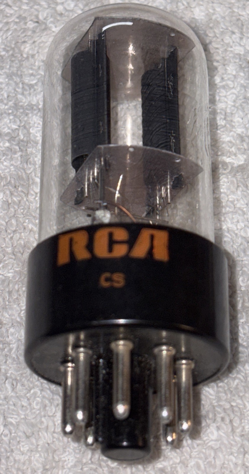 RCA 6SL7GT Clear Glass Vacuum Tube TV7 Tested Strong
