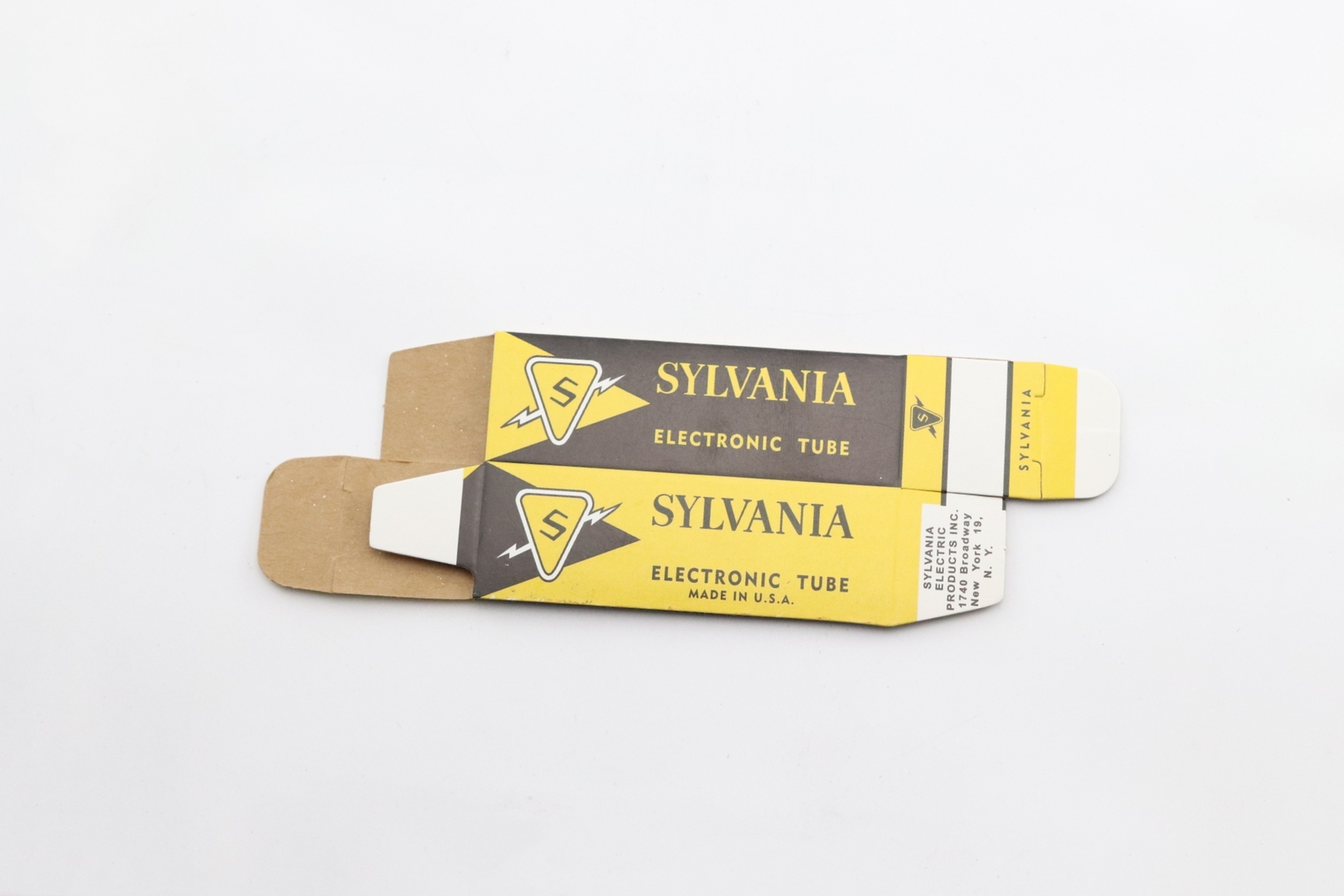 lot of 100 SYLVANIA TUBE BOX CARTON BOX FOR 12AX7 12AU7 12AT7 12BH7 12AZ7 5814A