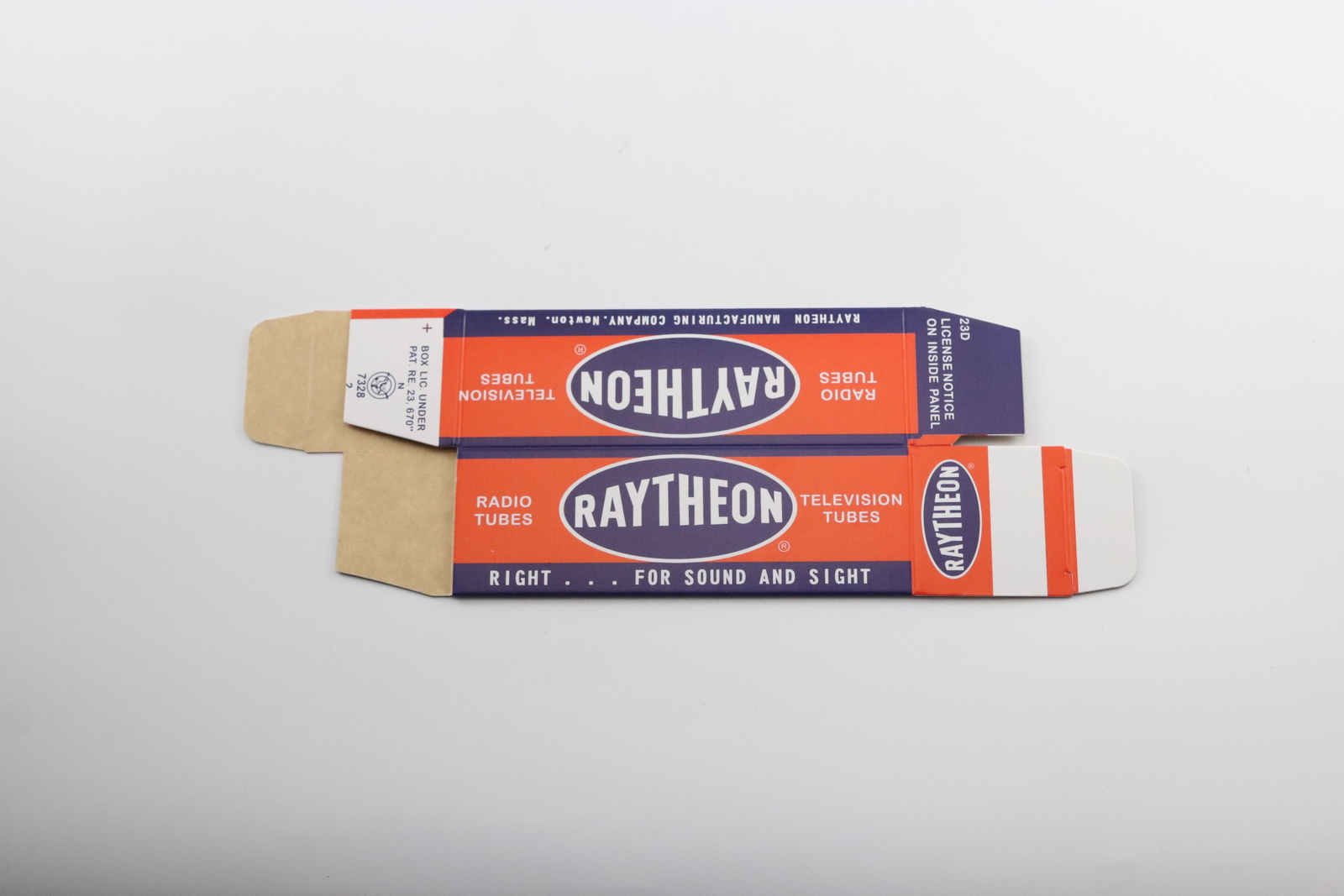 lot of 100 RAYTHEON TUBE BOX CARTON BOX FOR 6L6GB 6J5G 6J7G 6F8G 77 1626