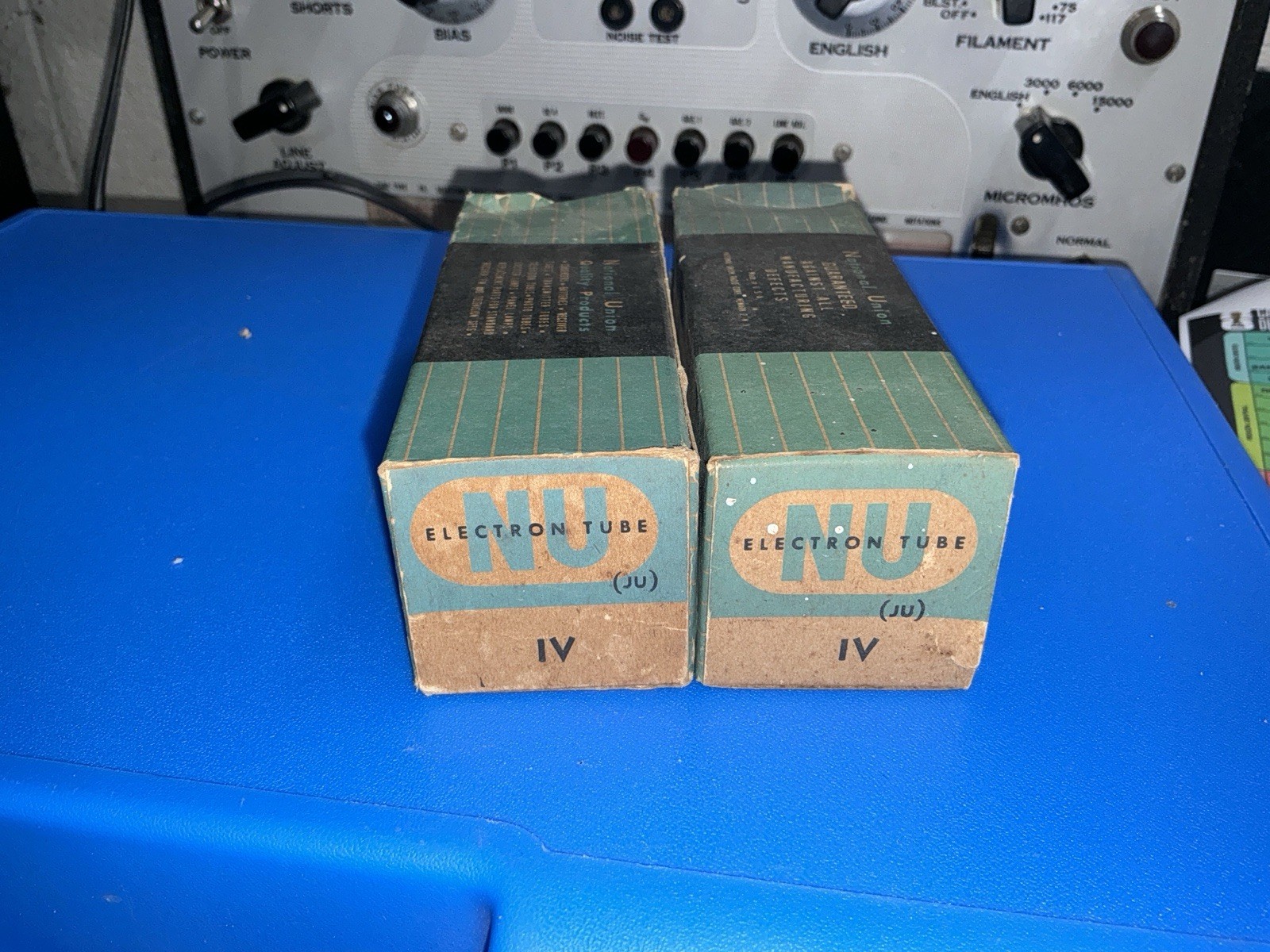 2 NOS/NIB National 1V / IV / CV1999 Half Wave Rectifier Audio Vacuum Tube Valve