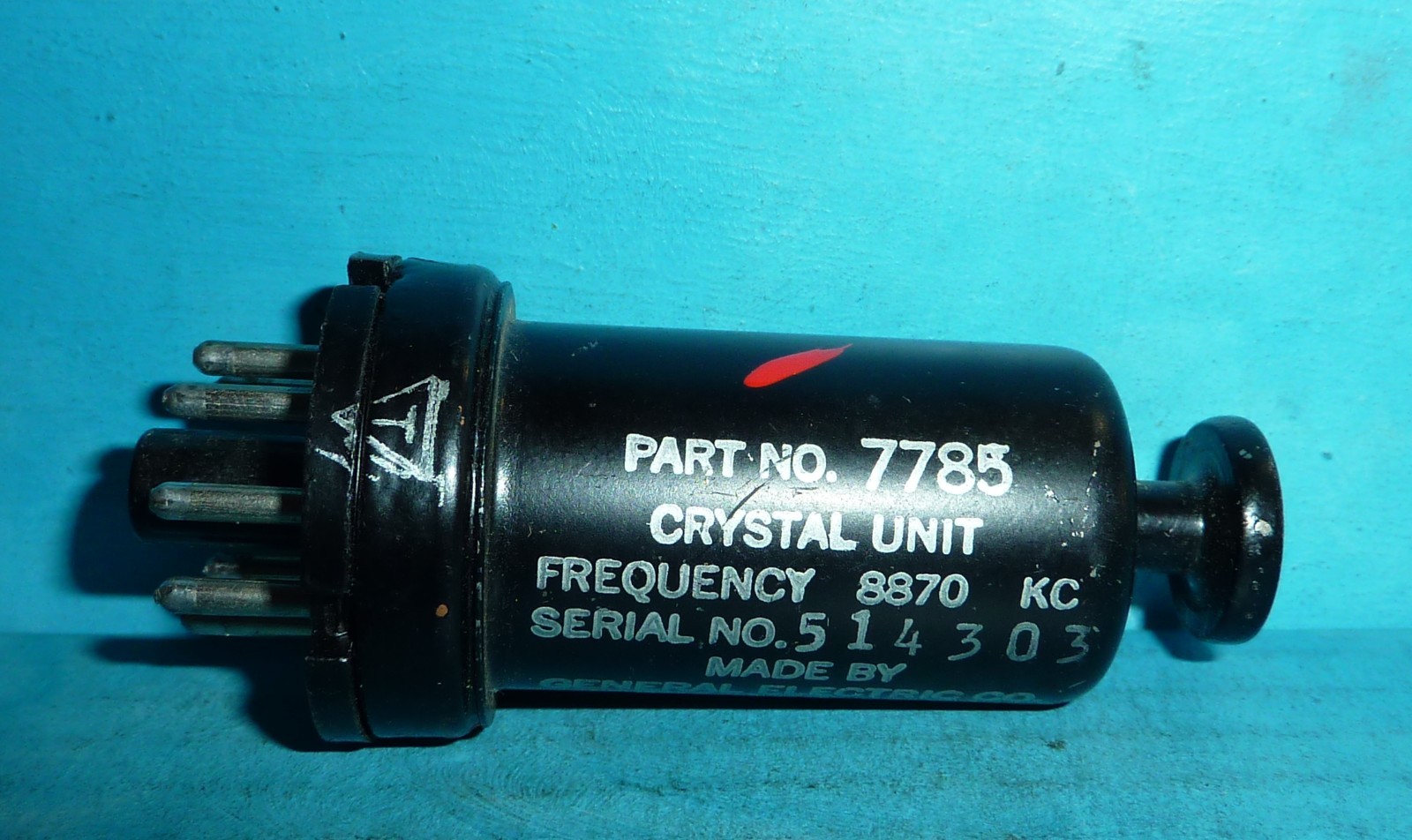 GE General Electric No. 7785 Crystal Unit for Aircraft Radio Guaranteed 8870kHz