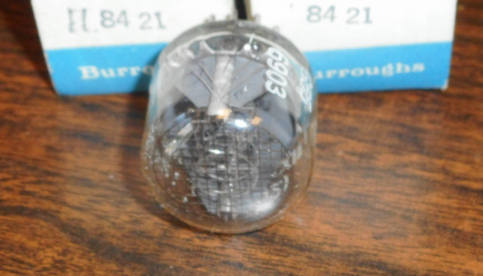1 EACH 8421 5092 Nixie Readout Vacuum Tube BURROUGHS NEW OLD STOCK