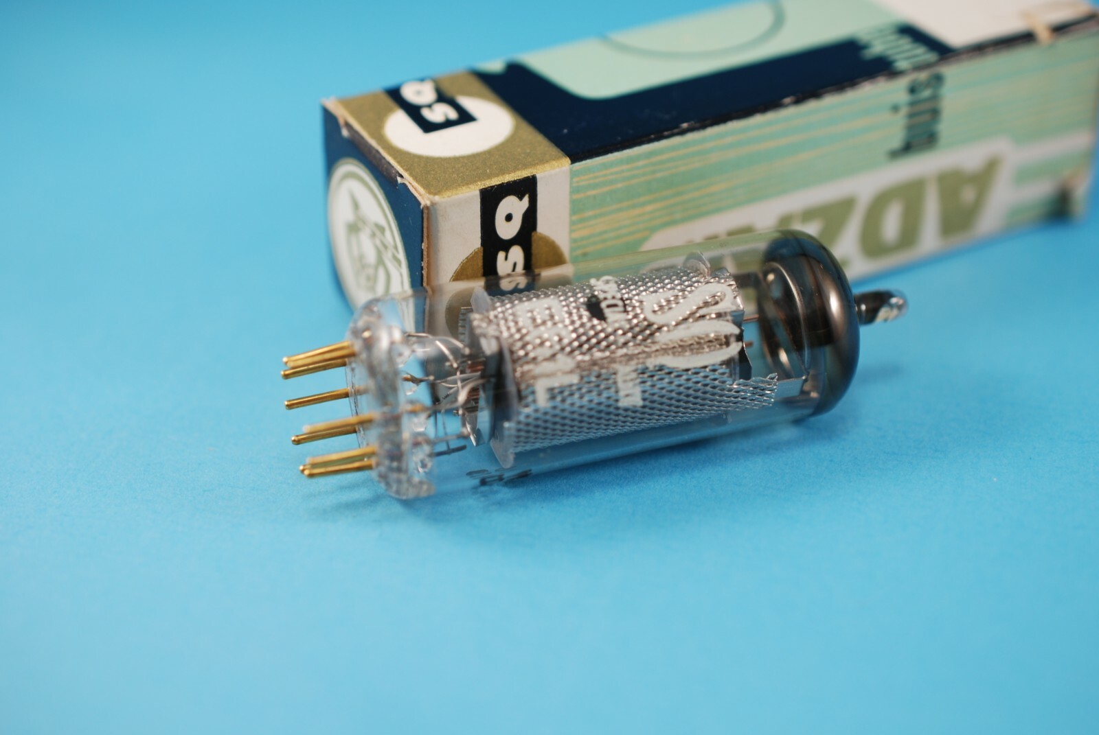 Adzam Valvo E81L 6686 NOS NIB Pentode Tube Gold Pin
