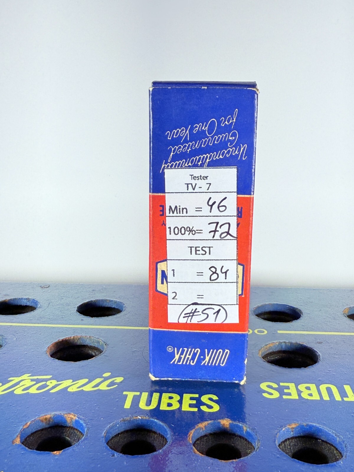 Sylvania 6V6GT NOS NIB Black Plate Label Selectron Tested Like NOS Tube