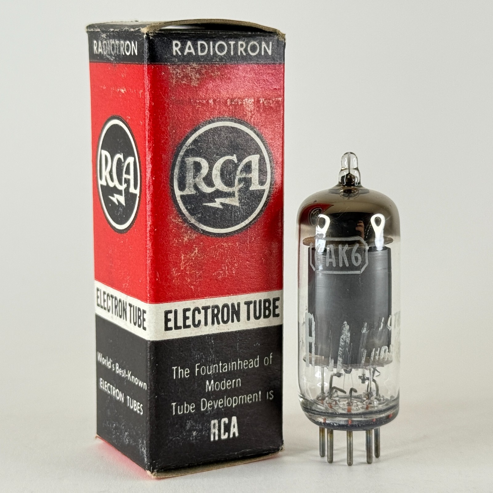 (1) Tested Strong RCA 6AK6 Tube with Box Code NHK Power Amplifier Pentode (a)