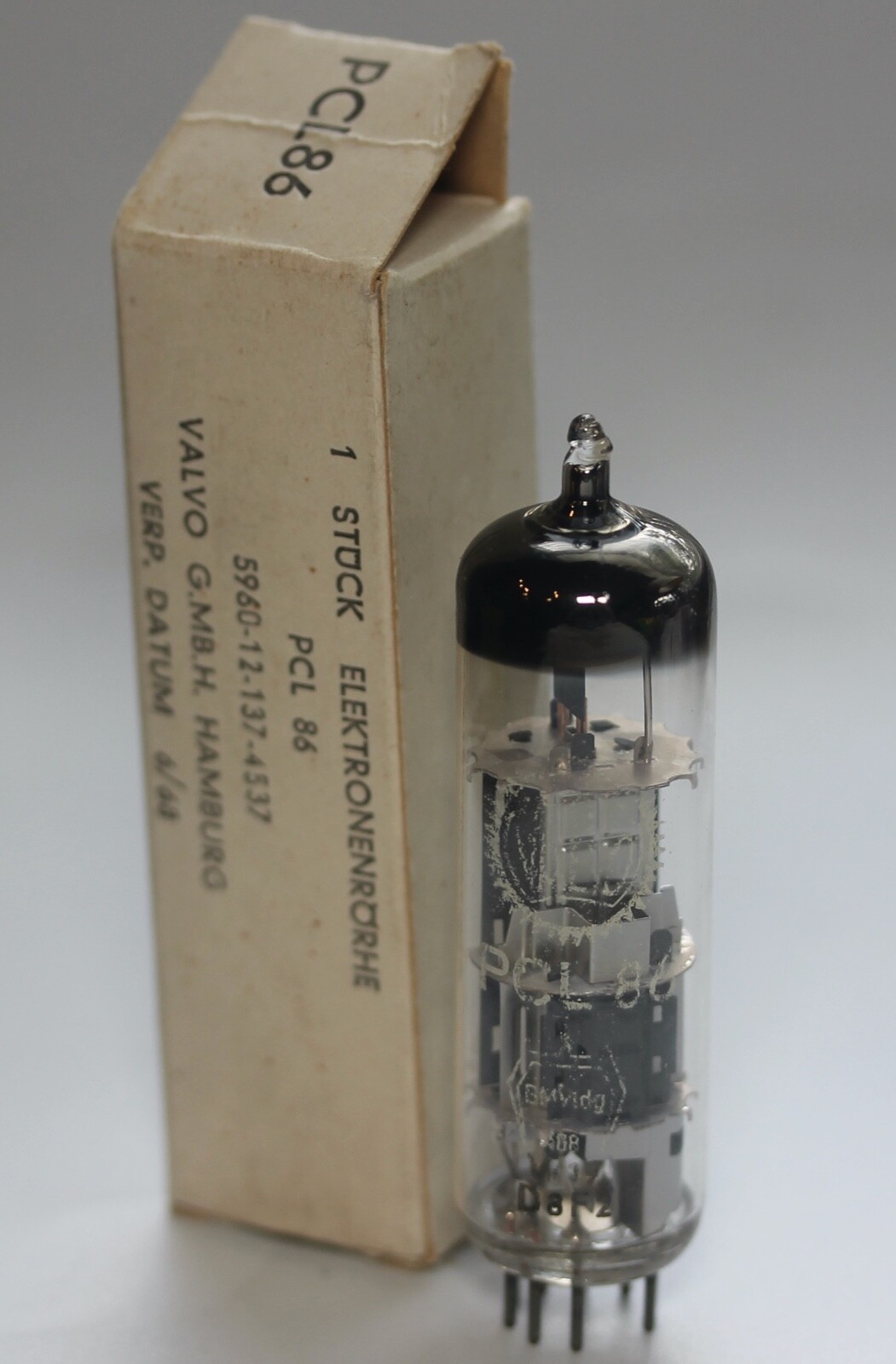 PCL86 14GW8 NOS 1960’s SIEMENS PLATINUM QUALITY SINGLE TUBE “BWB” BUND HAMBURG