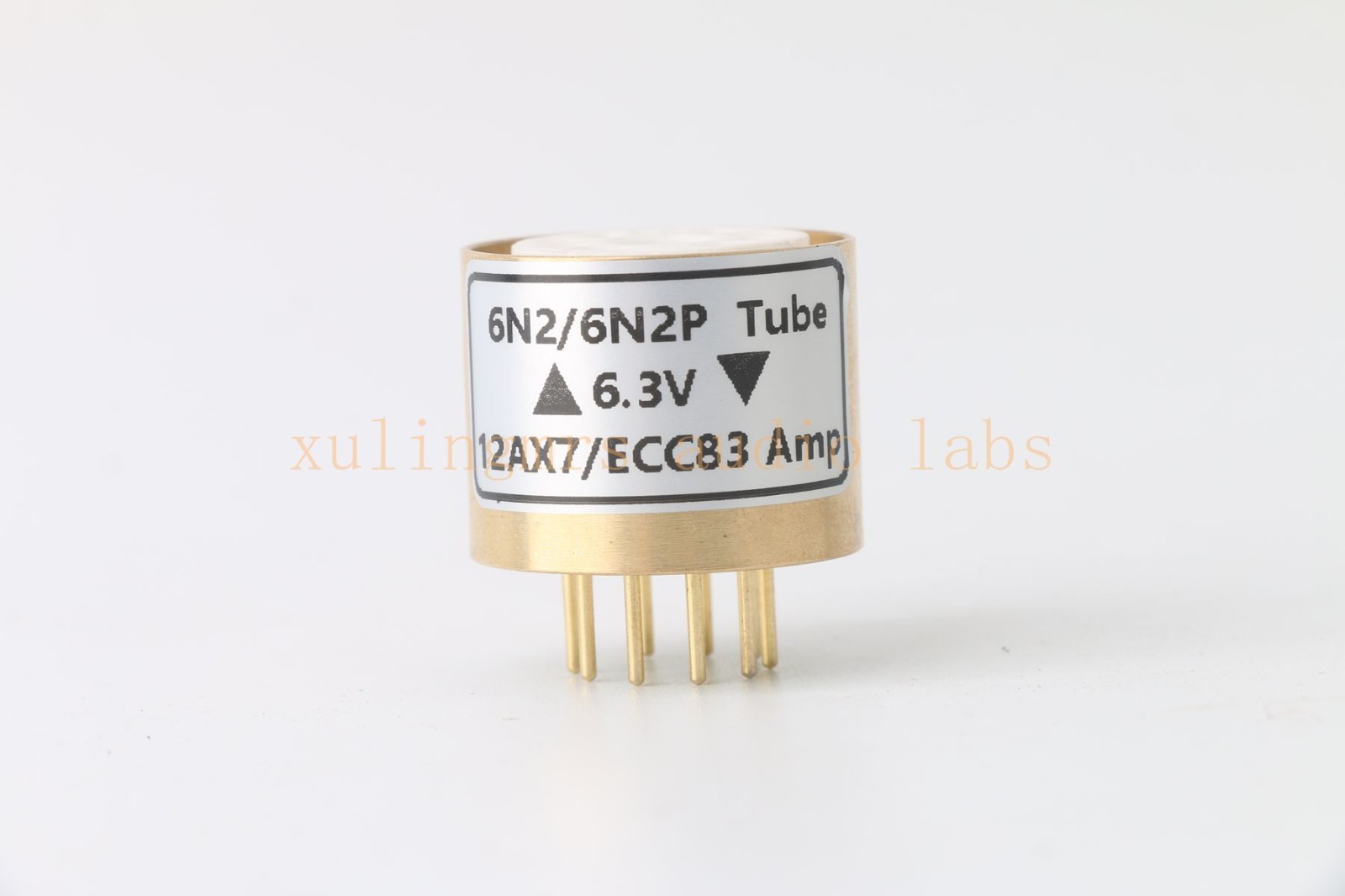 Pair 2pcs 6.3V 12AX7 ECC83(Amp socket) to 6N2 6N2P tube converter adapter