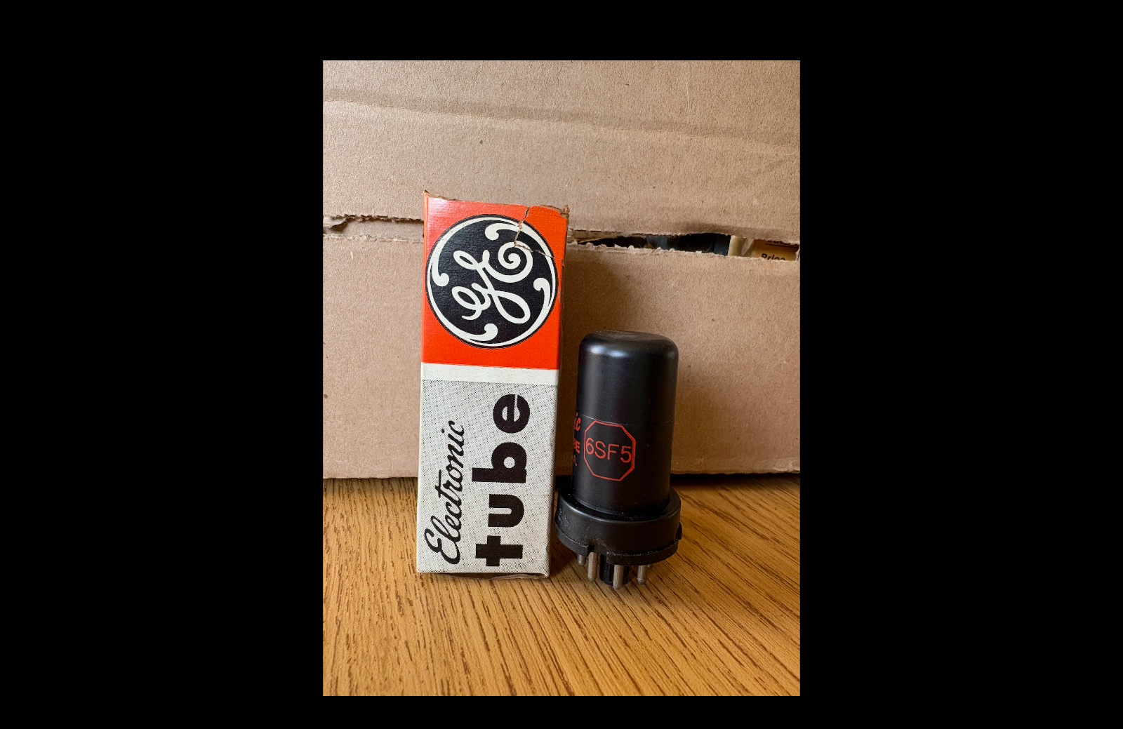 vintage electronic tube 6SF5