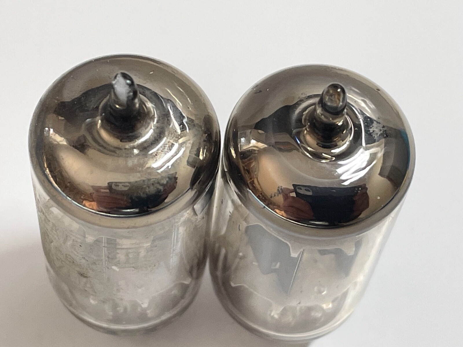 VINTAGE PAIR 12AU7 – ECC82 TELEFUNKEN MAZDA 1956 strong GM values