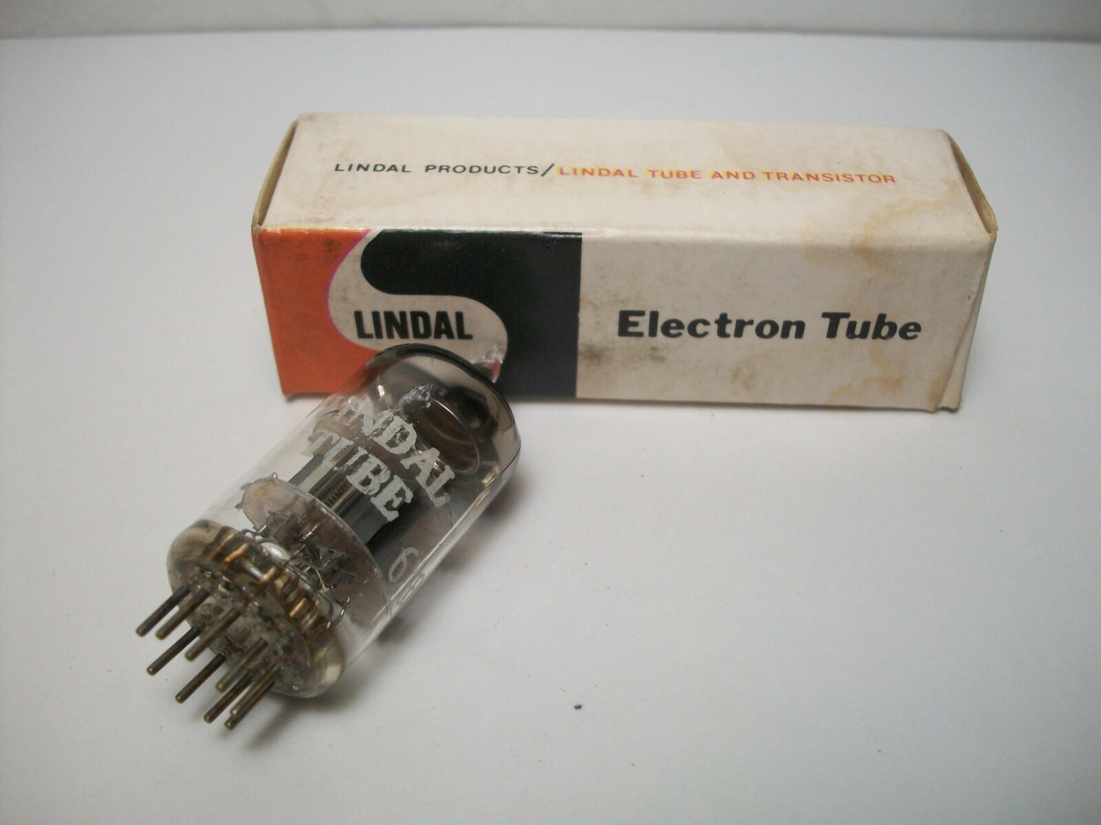 Vintage Lindal Electron Tube ~ Part# 6X8A~ Japan ~ NOS
